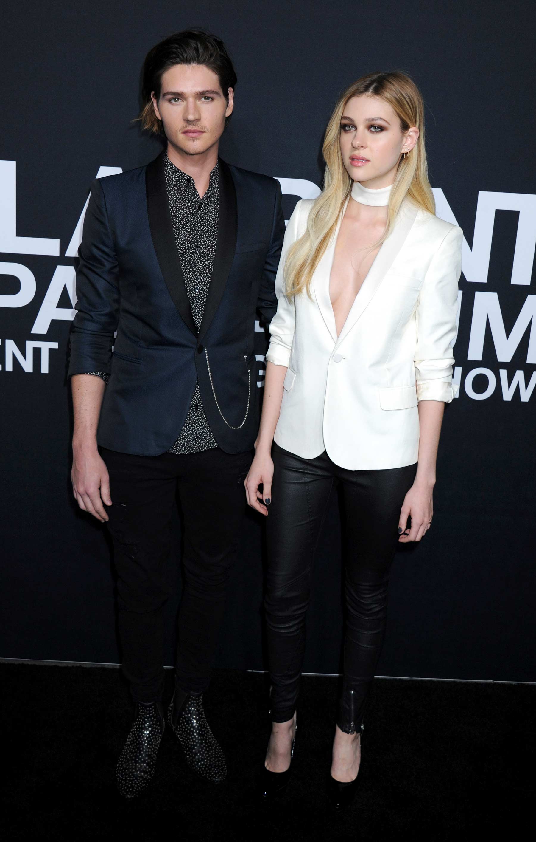 Nicola Peltz attends Saint Laurent show