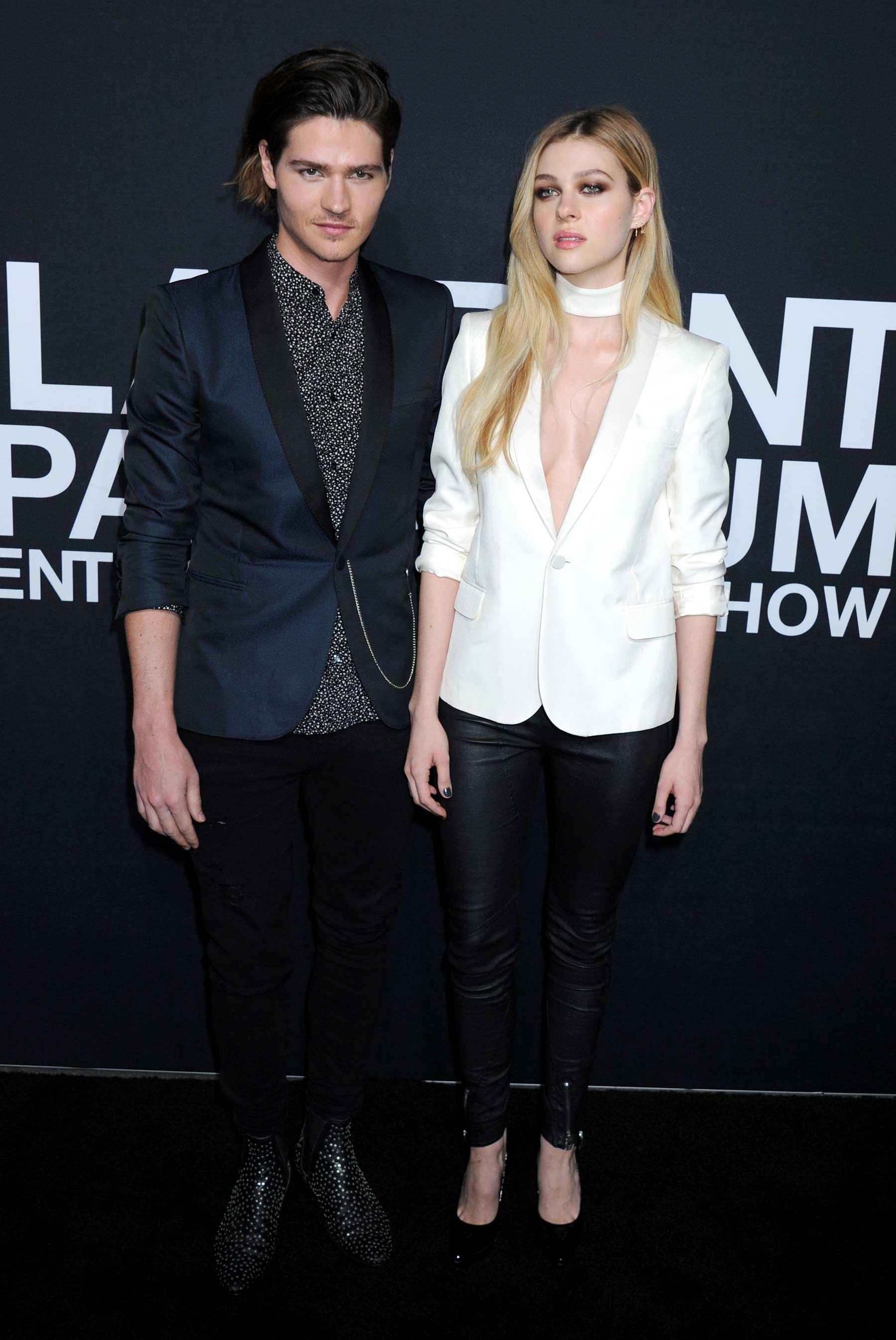 Nicola Peltz attends Saint Laurent show