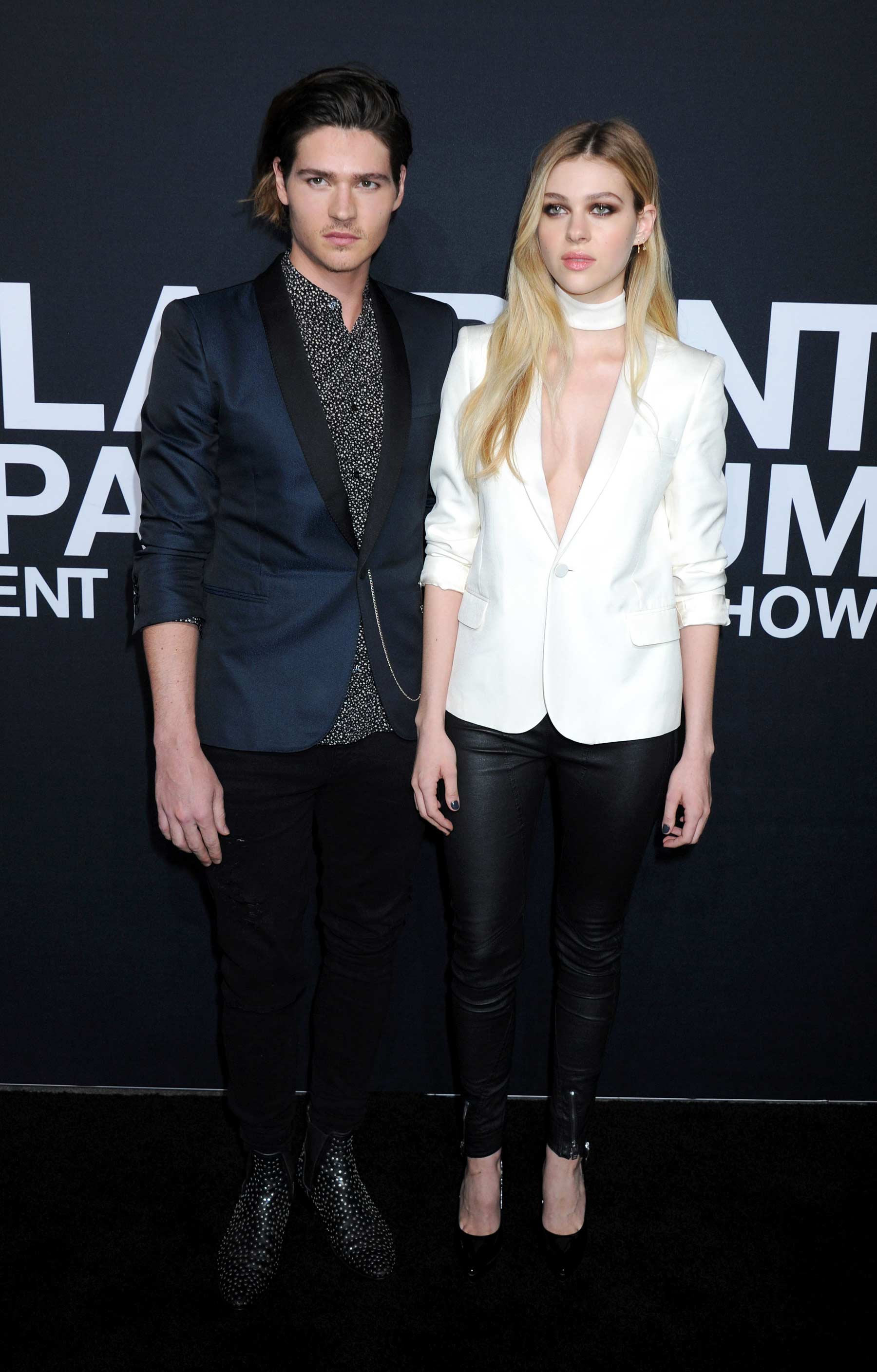 Nicola Peltz attends Saint Laurent show