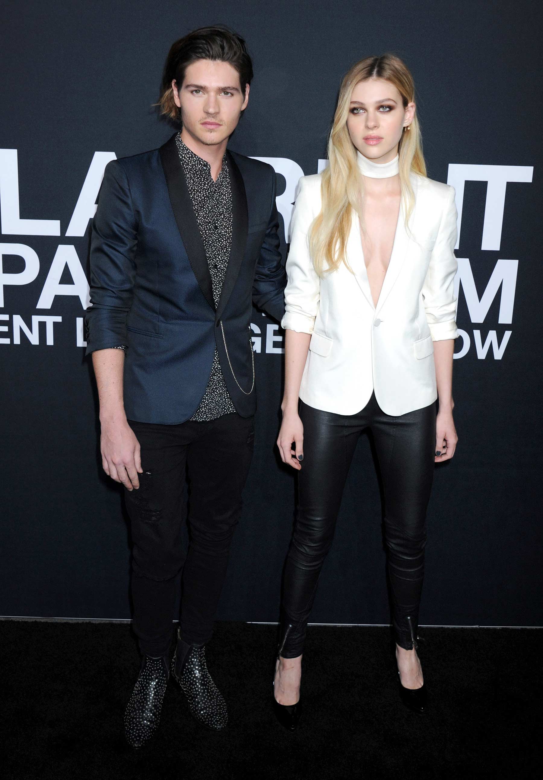 Nicola Peltz attends Saint Laurent show