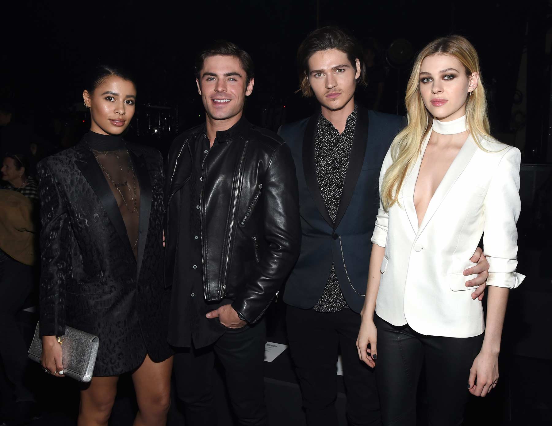 Nicola Peltz attends Saint Laurent show