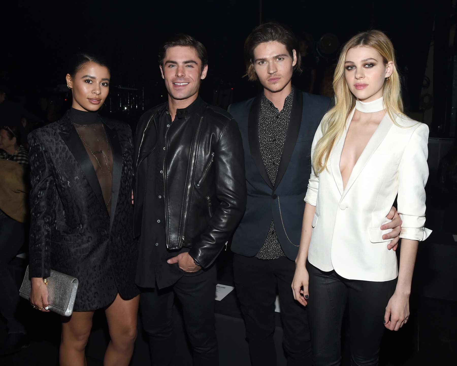 Nicola Peltz attends Saint Laurent show