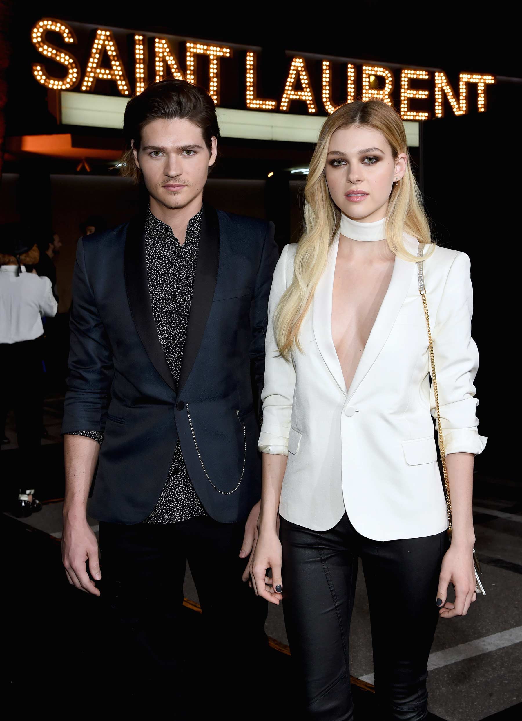 Nicola Peltz attends Saint Laurent show