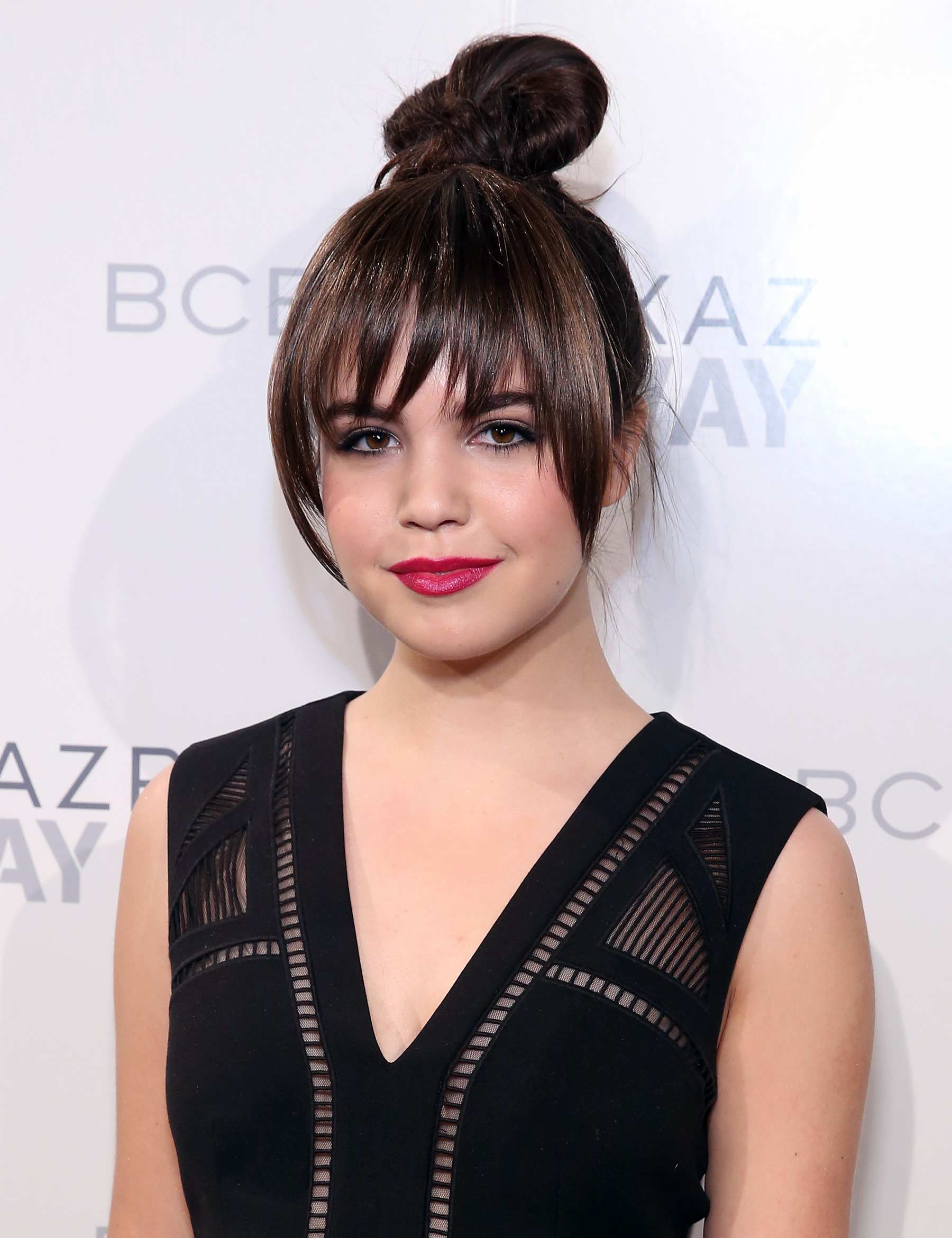 Bailee Madison attends BCBGMAXAZRIA Fall 2016 fashion show