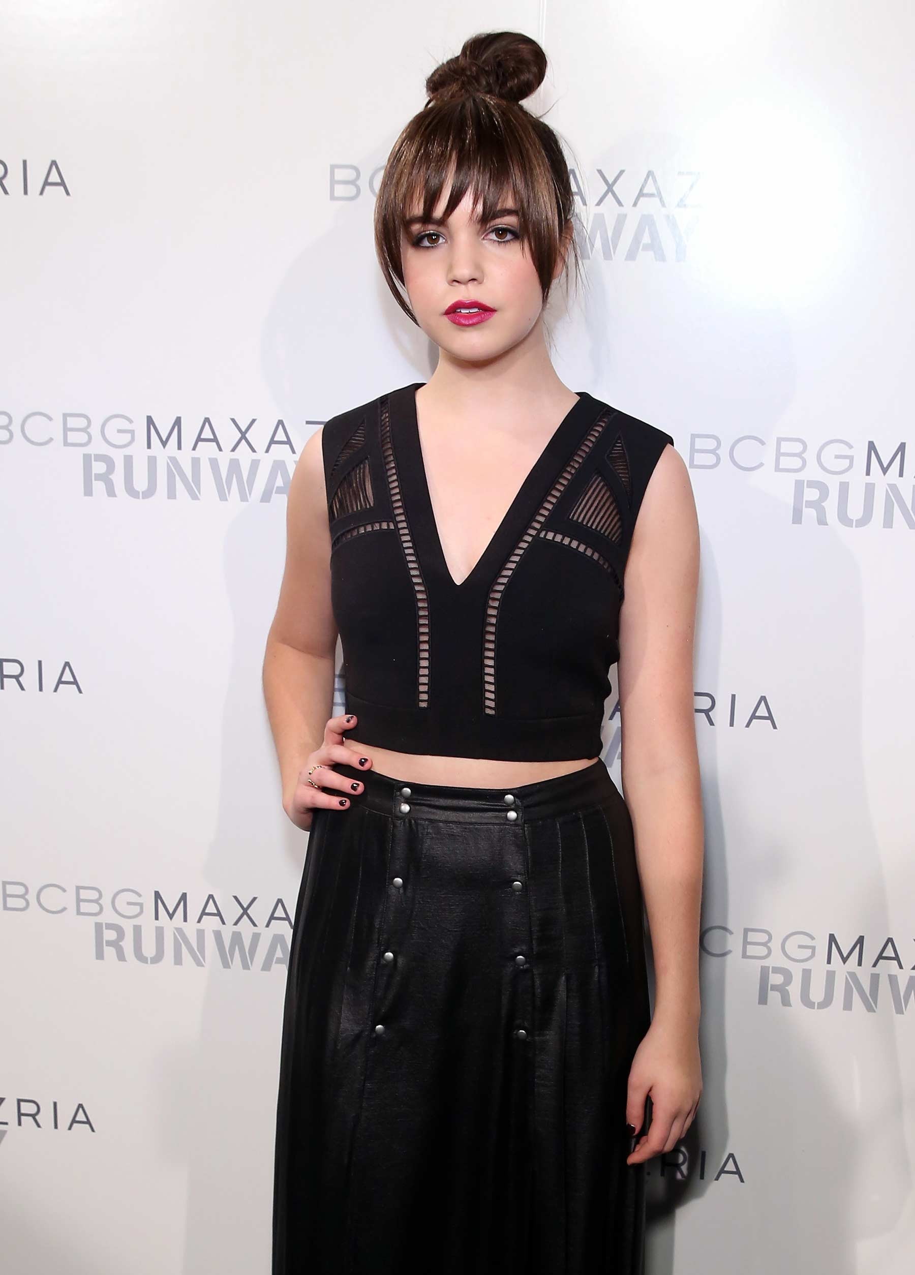 Bailee Madison attends BCBGMAXAZRIA Fall 2016 fashion show