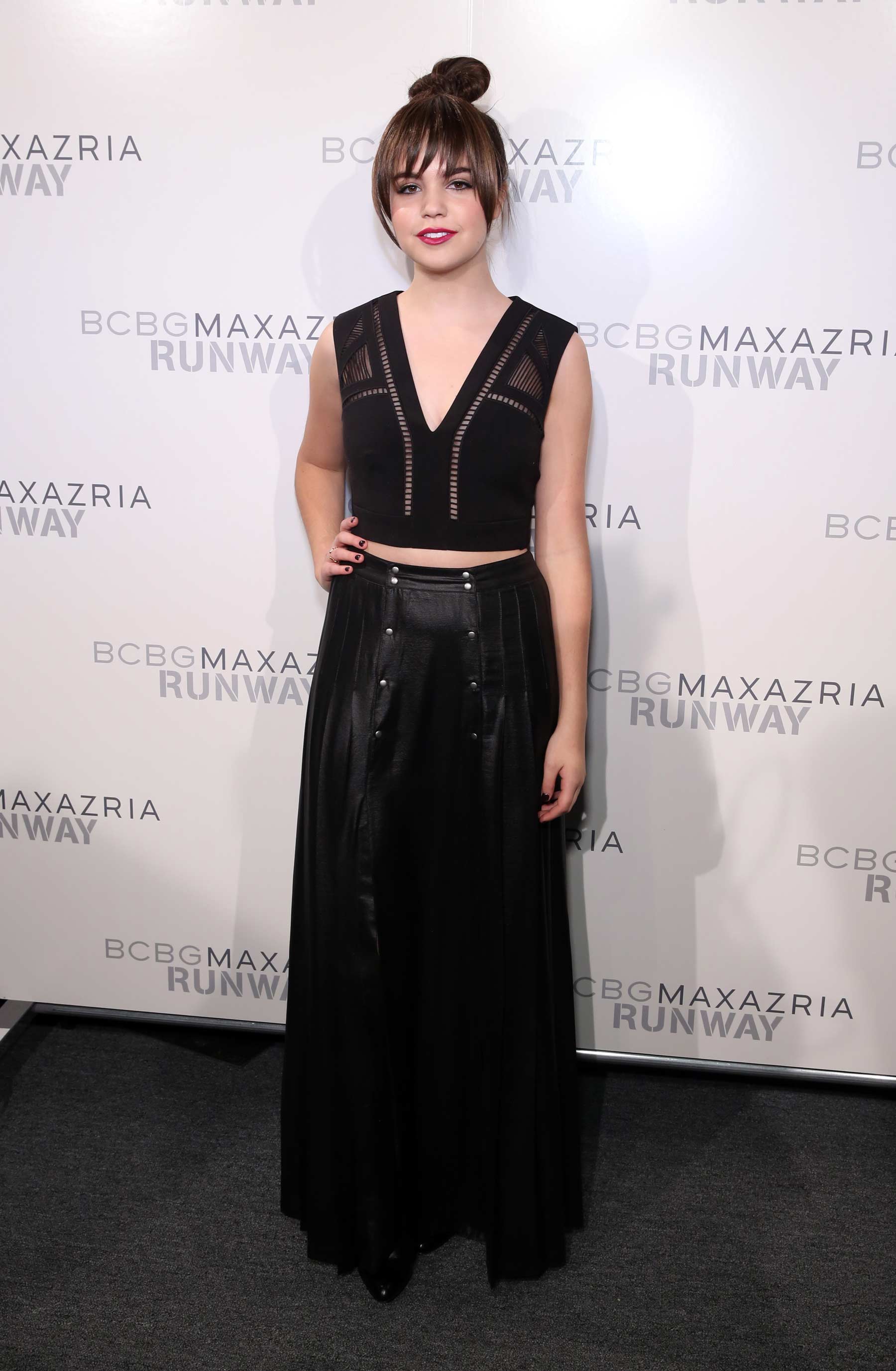 Bailee Madison attends BCBGMAXAZRIA Fall 2016 fashion show