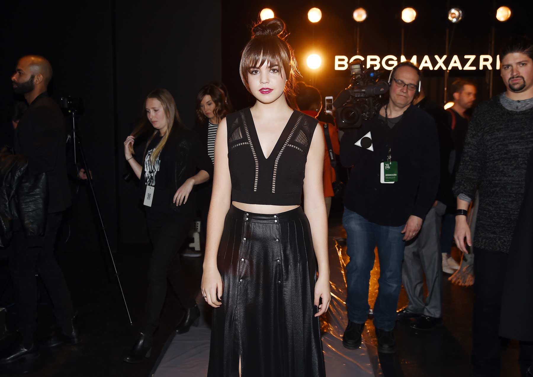 Bailee Madison attends BCBGMAXAZRIA Fall 2016 fashion show