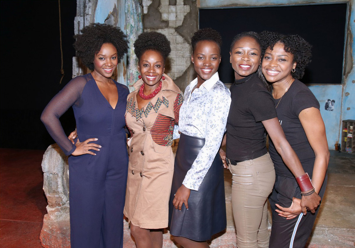 Lupita Nyong’o photo call for her Broadway play Eclipsed