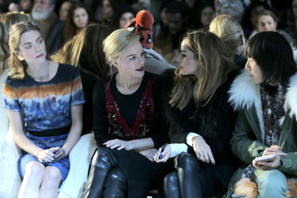 Olivia Palermo attends the Altuzarra Fall 2016 fashion show