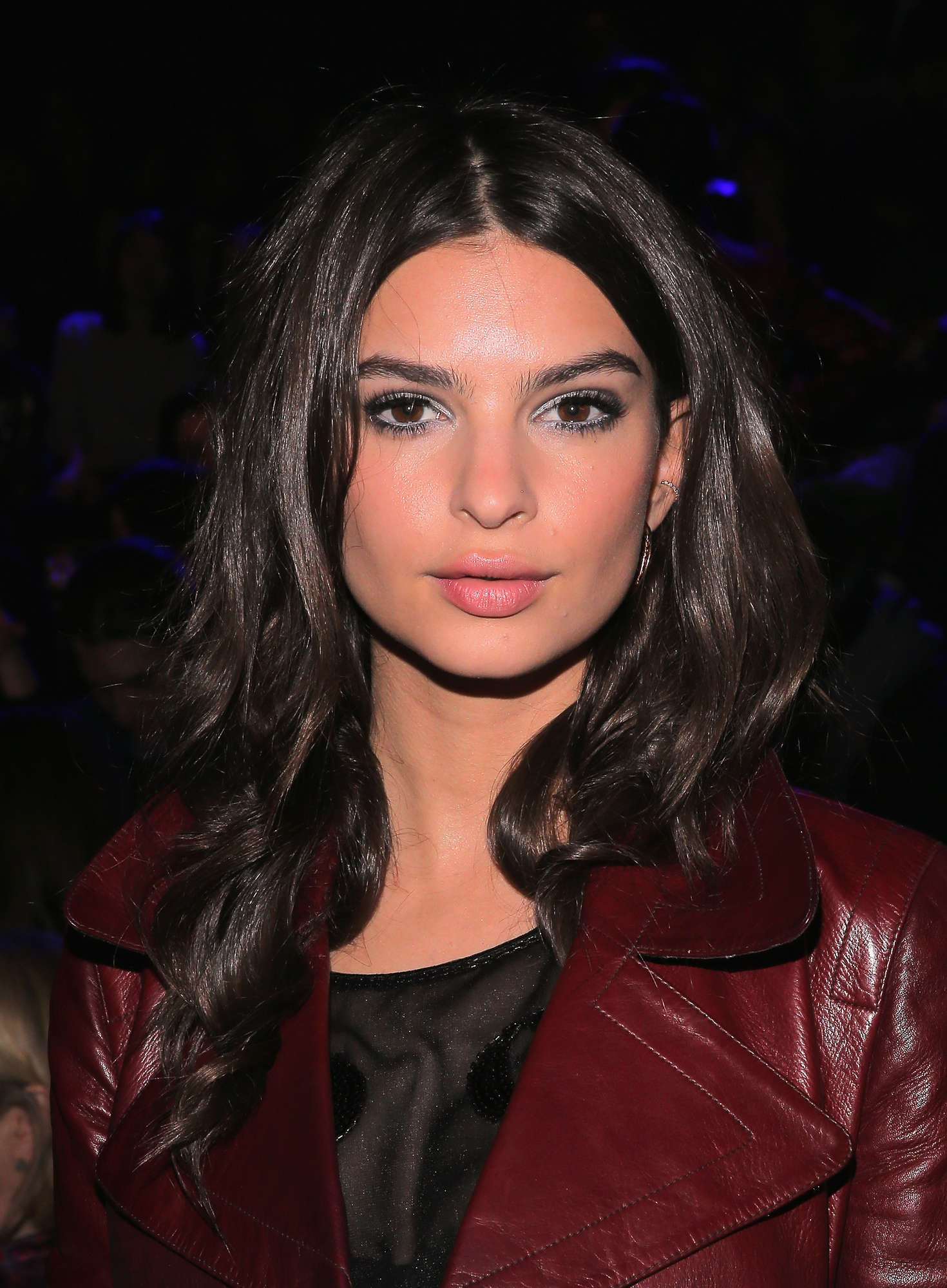 Emily Ratajkowski attends Anna Sui 2016 Fashion Show