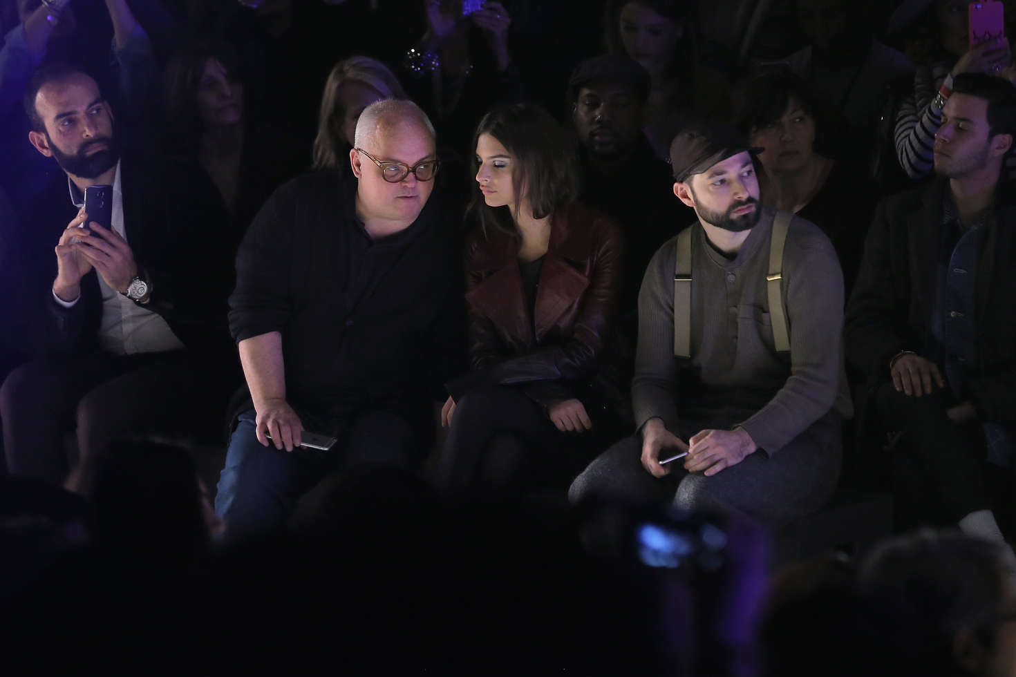 Emily Ratajkowski attends Anna Sui 2016 Fashion Show