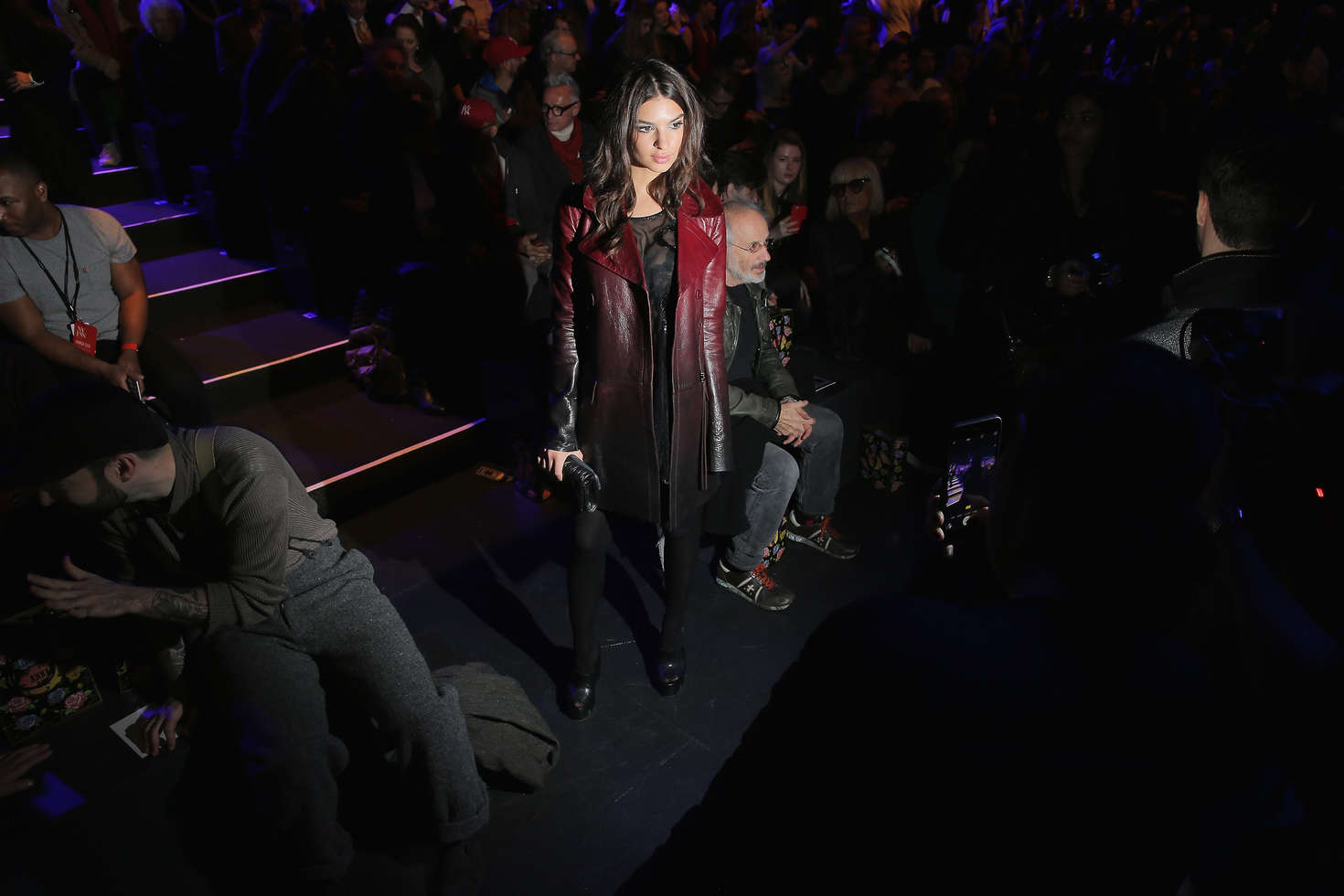 Emily Ratajkowski attends Anna Sui 2016 Fashion Show