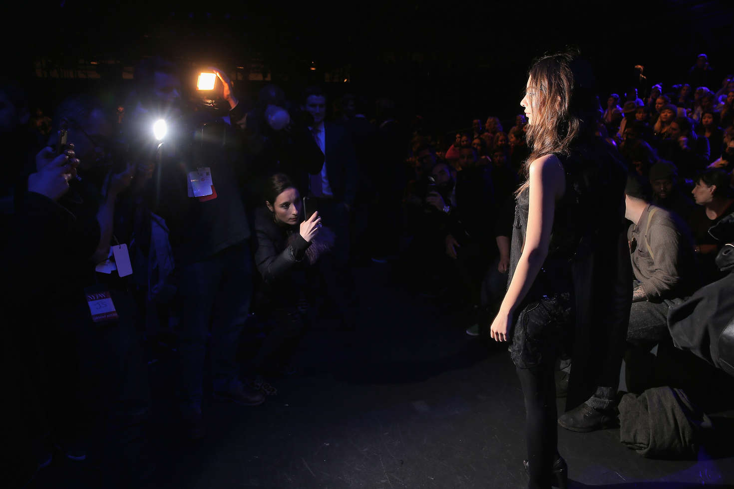 Emily Ratajkowski attends Anna Sui 2016 Fashion Show