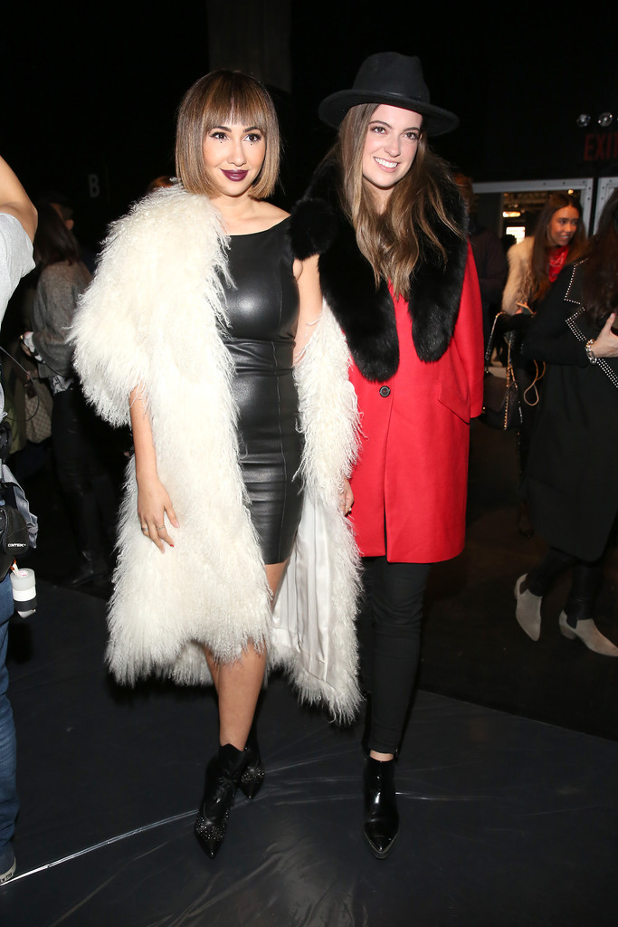 Jackie Cruz attends the Thomas Wylde Fall 2016 fashion