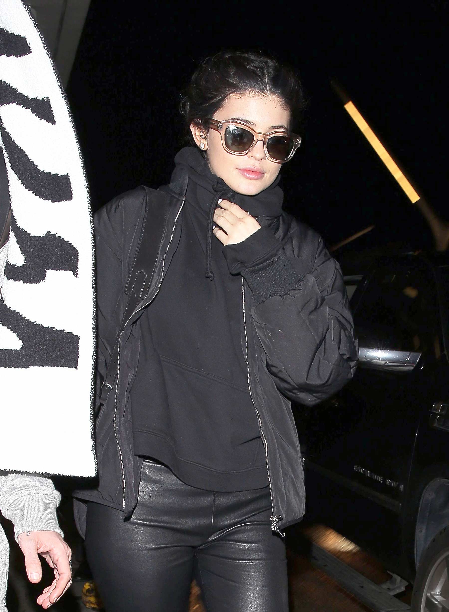 Kylie Jenner leaving LAX airport