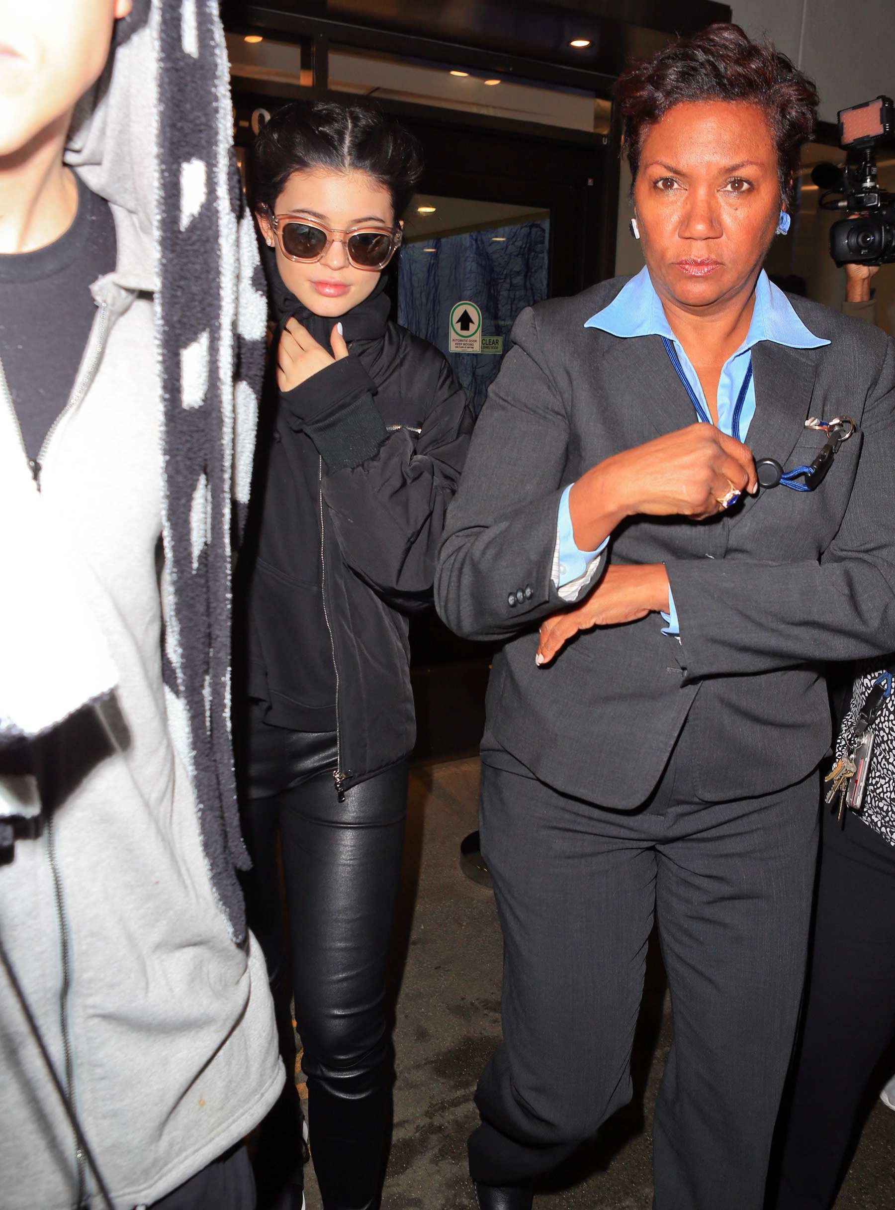 Kylie Jenner leaving LAX airport