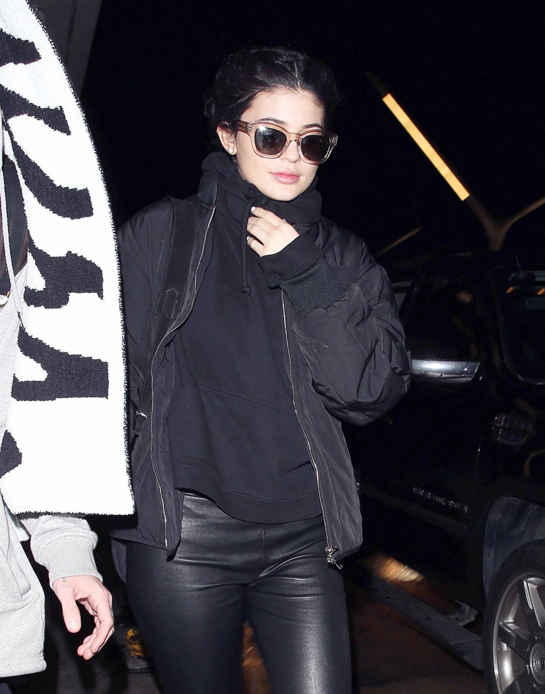 Kylie Jenner leaving LAX airport