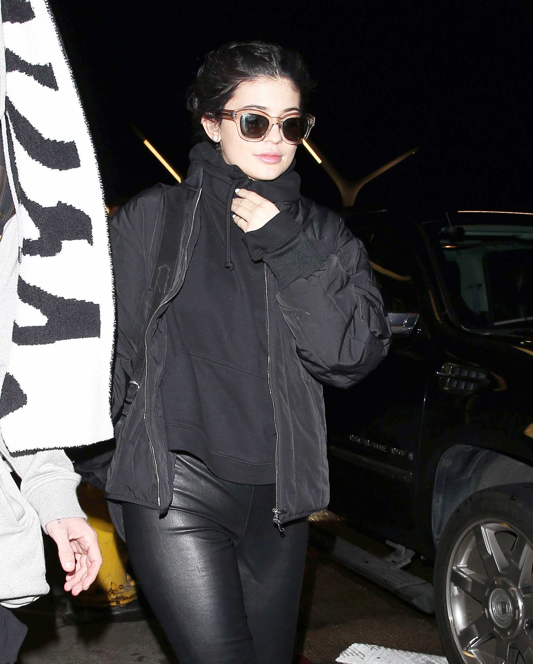 Kylie Jenner leaving LAX airport