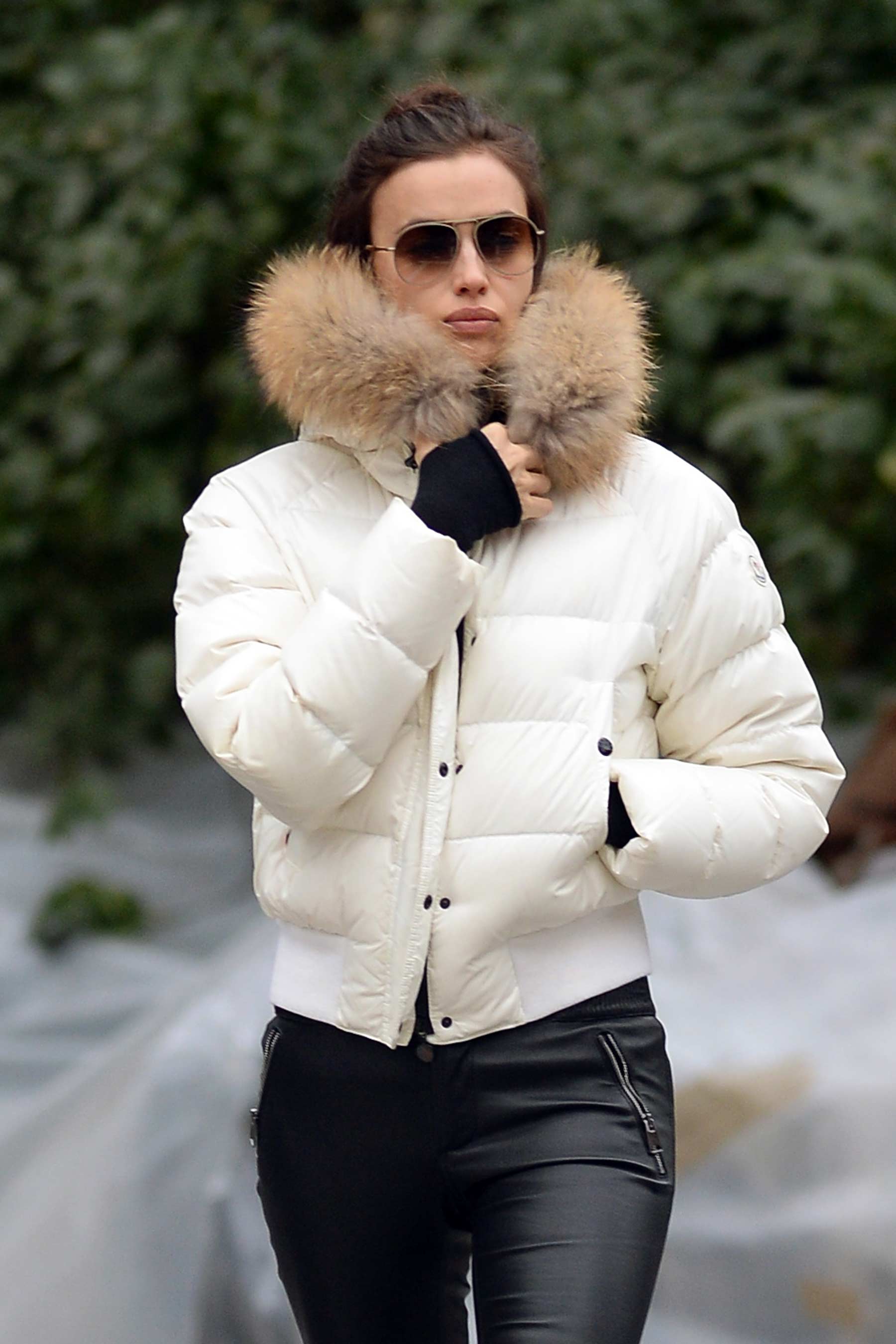 Irina Shayk out in New York