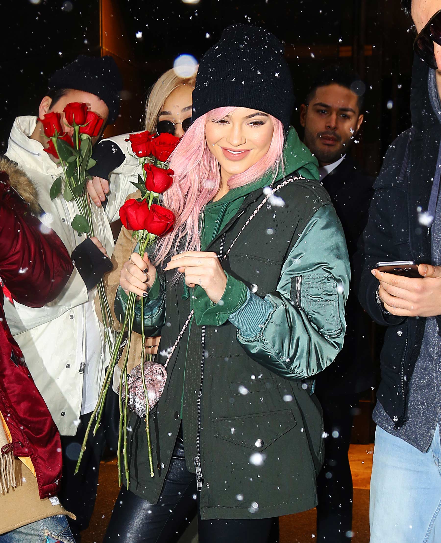 Kylie Jenner leaving her hotel in New York City