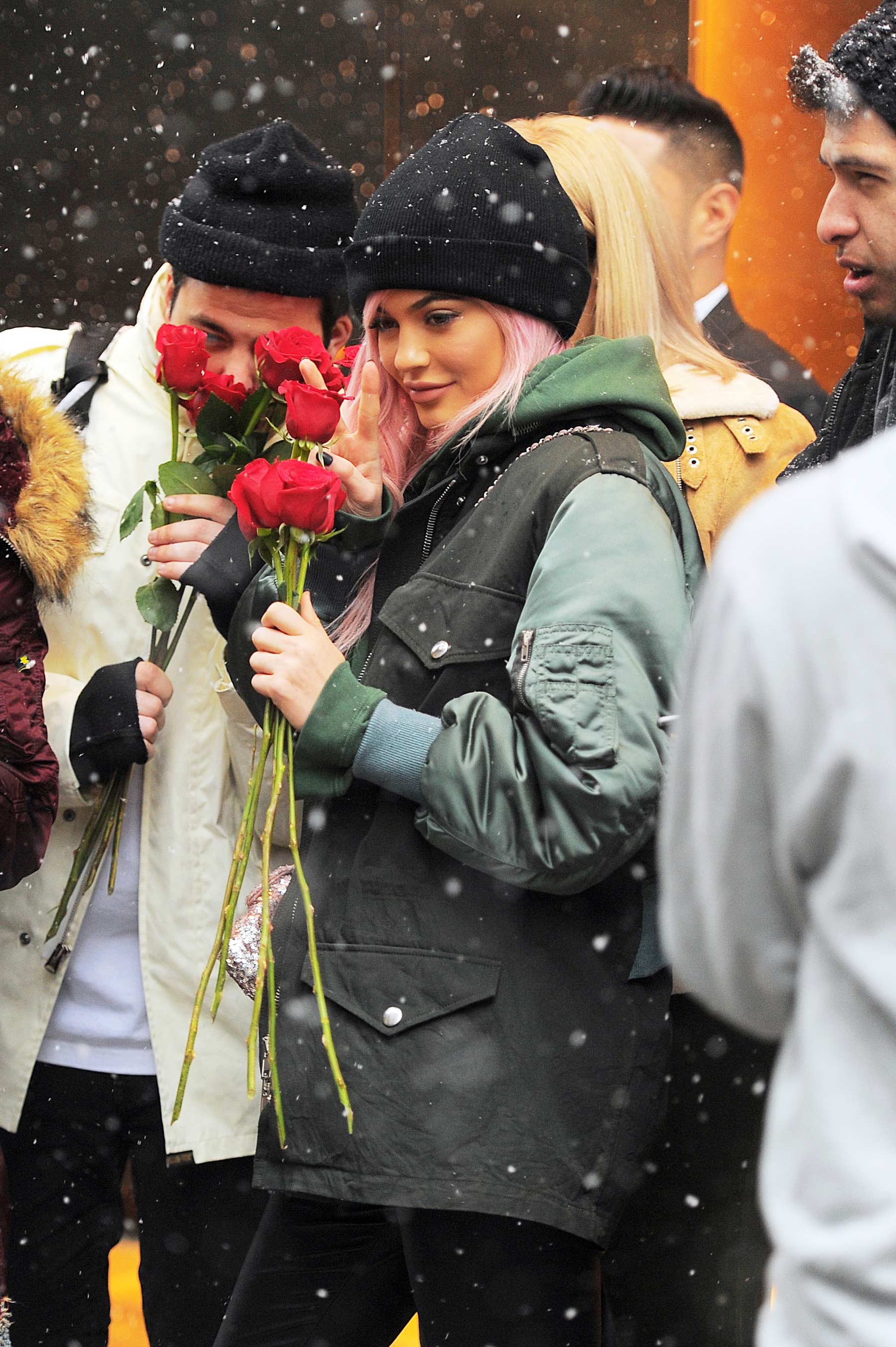 Kylie Jenner leaving her hotel in New York City