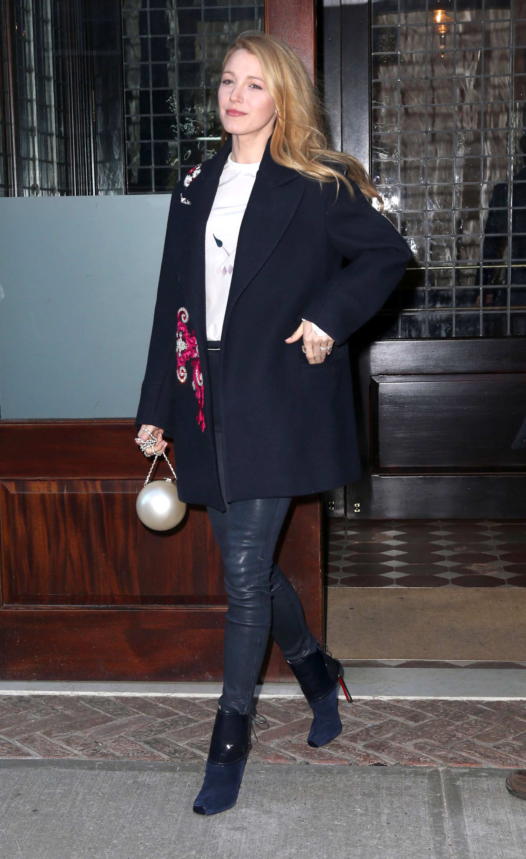 Blake Lively leaving her hotel in New York City