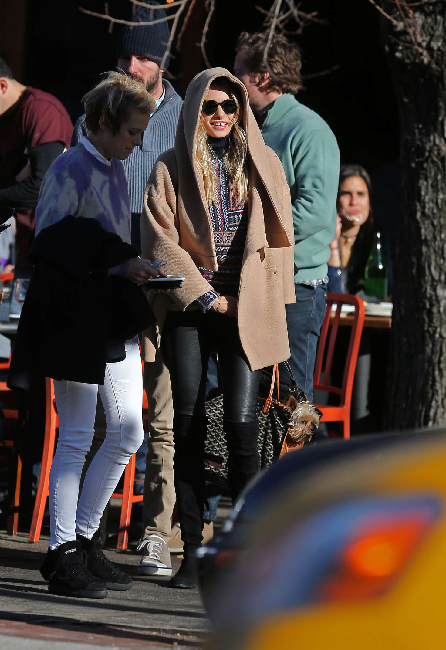 Jessica Hart at Bar Pitti in New York