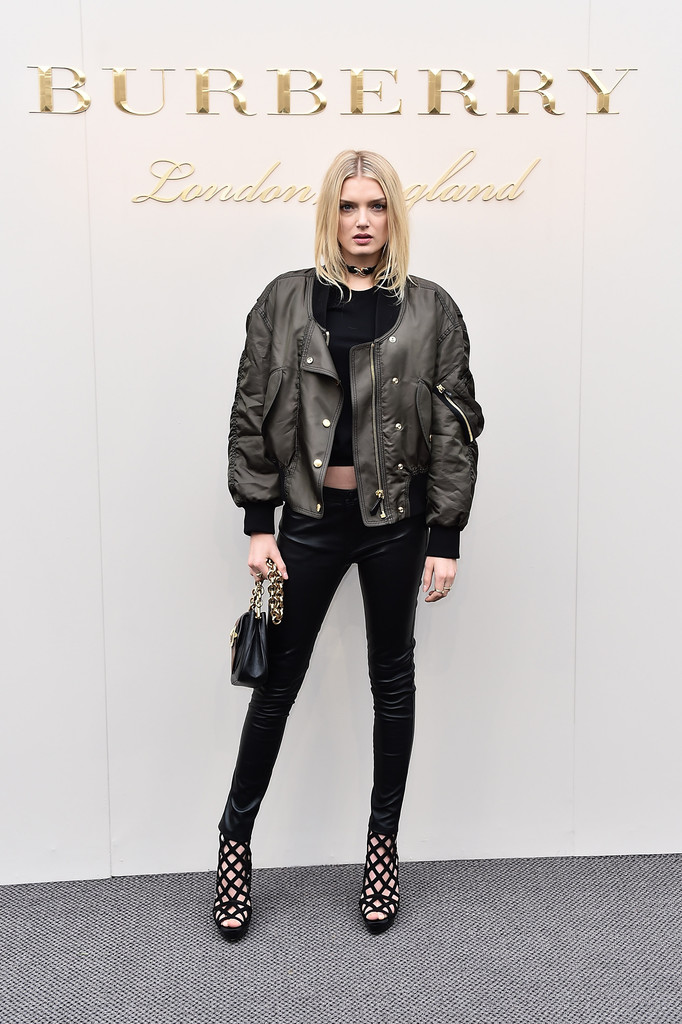 Lily Donaldson at the Burberry Womenswear February 2016 Show