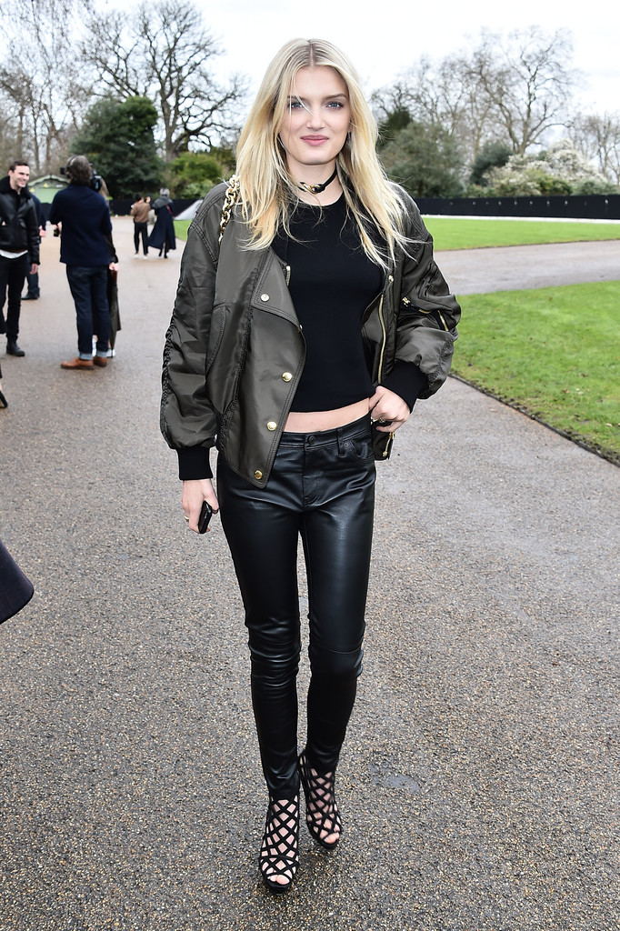 Lily Donaldson at the Burberry Womenswear February 2016 Show