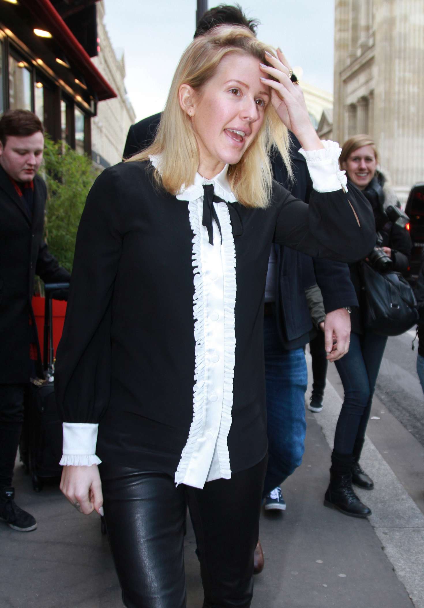 Ellie Goulding out in Paris