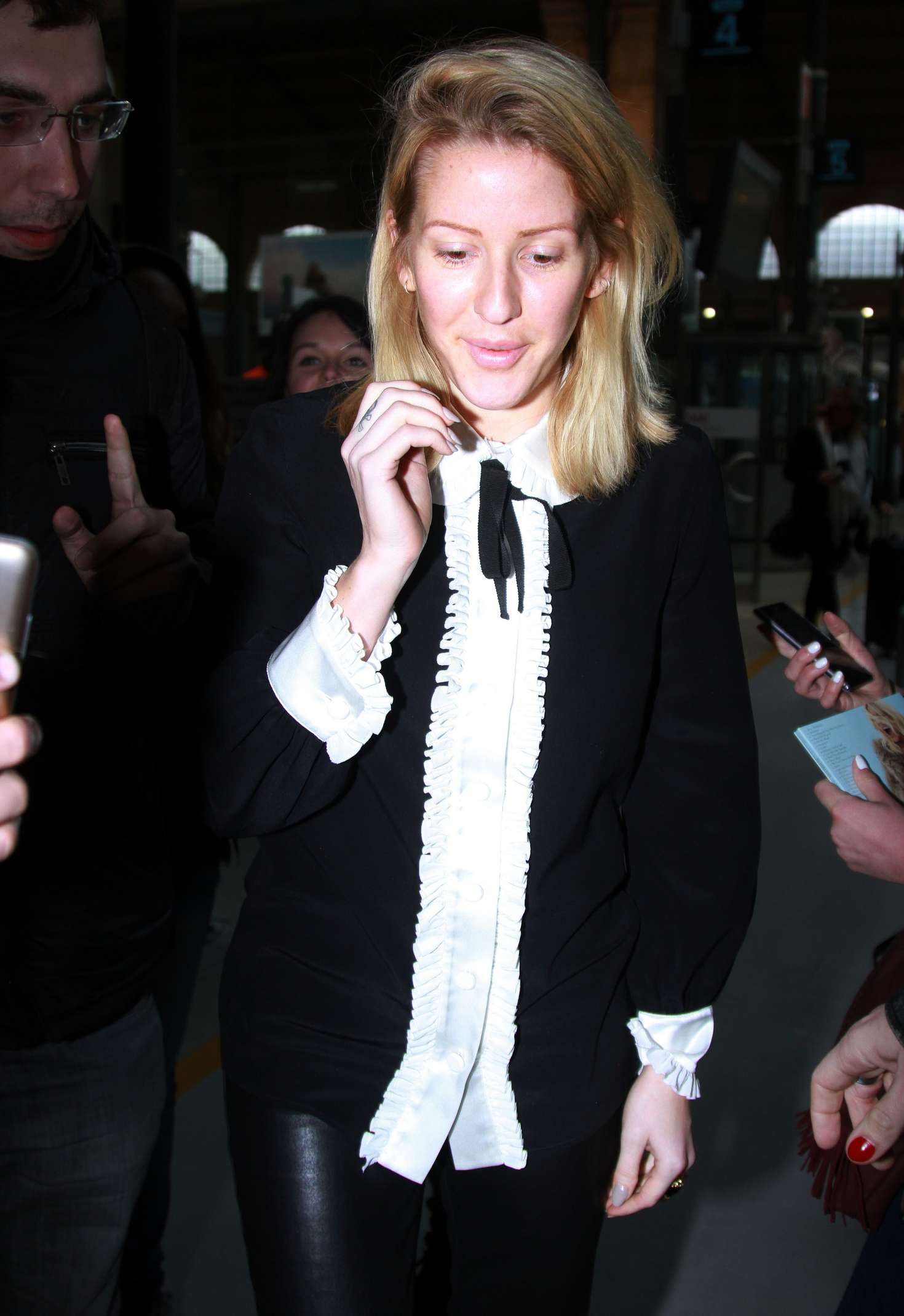 Ellie Goulding out in Paris