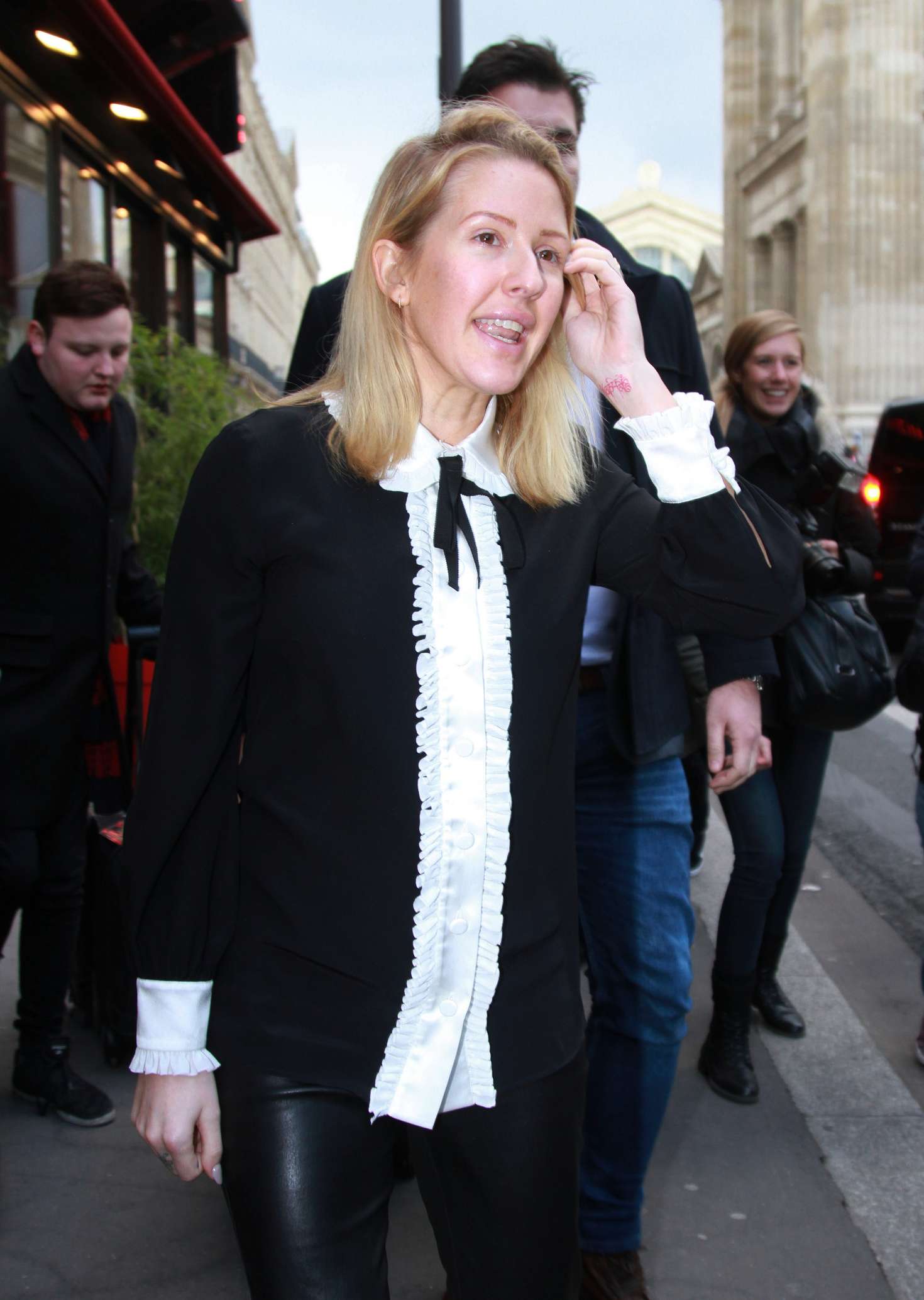 Ellie Goulding out in Paris