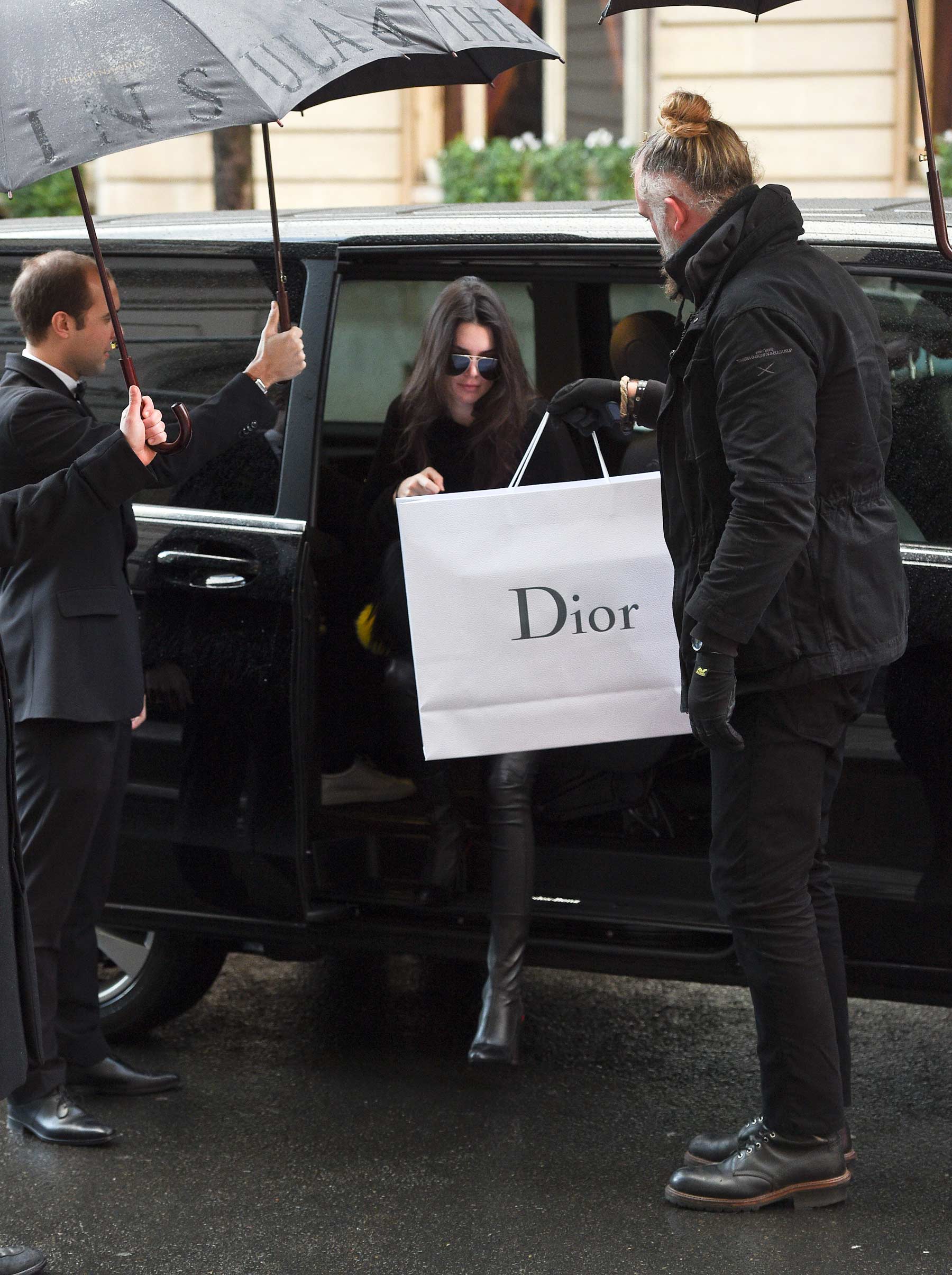 Kendall Jenner out in Paris