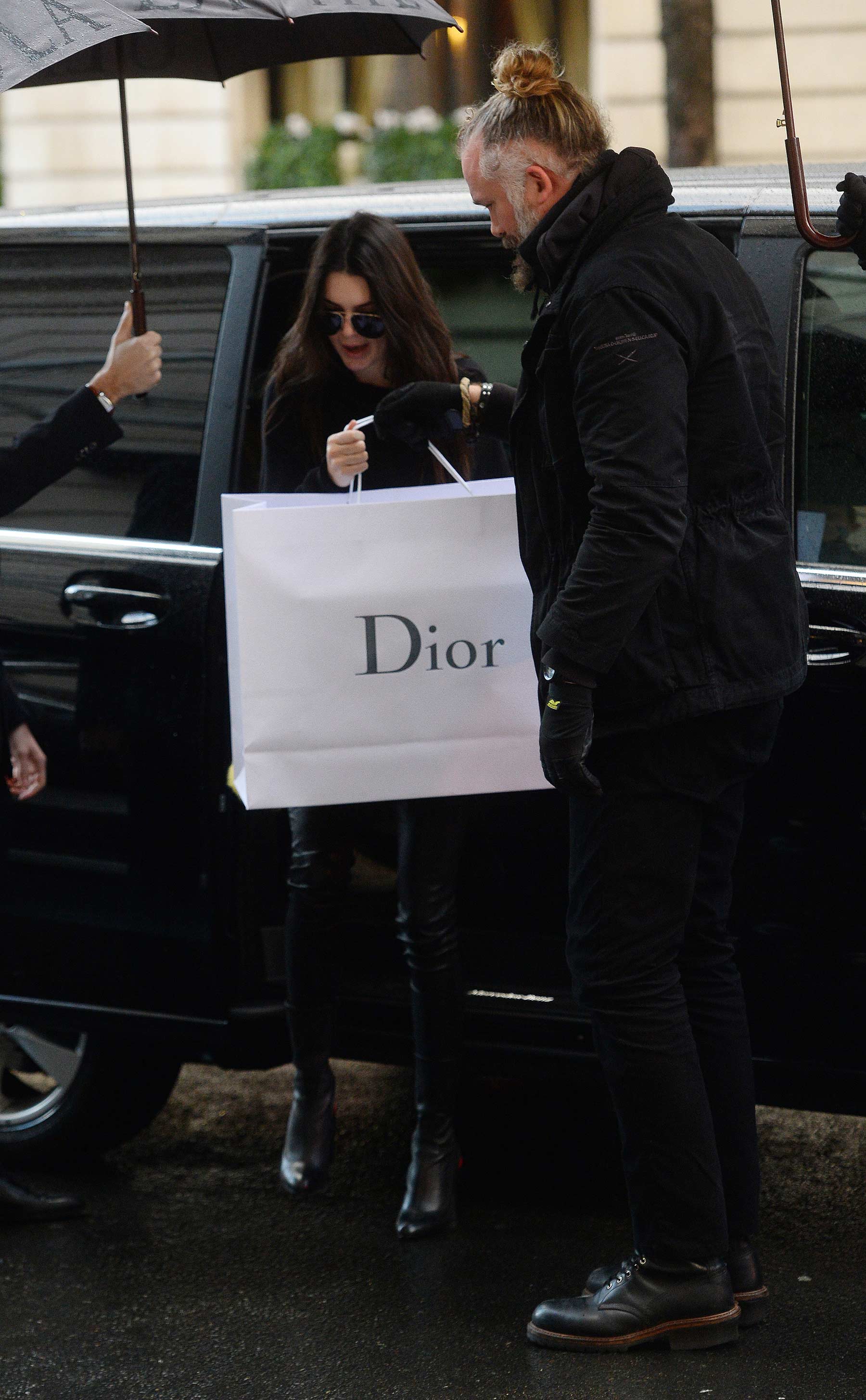 Kendall Jenner out in Paris