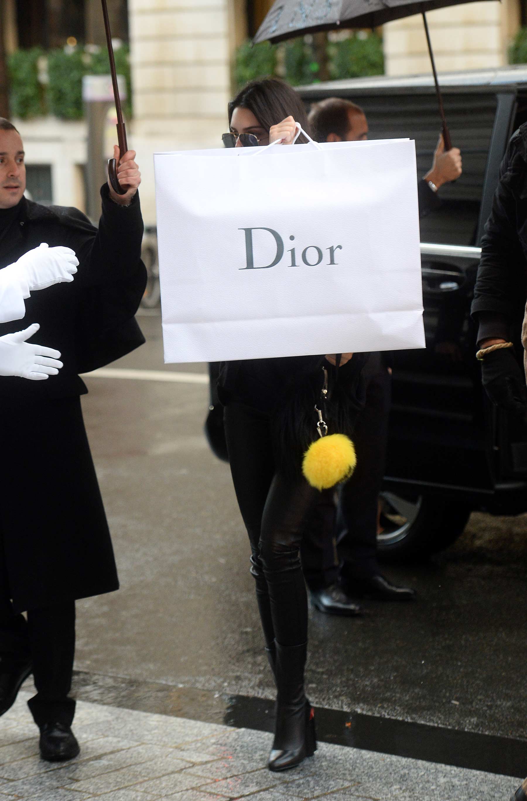 Kendall Jenner out in Paris