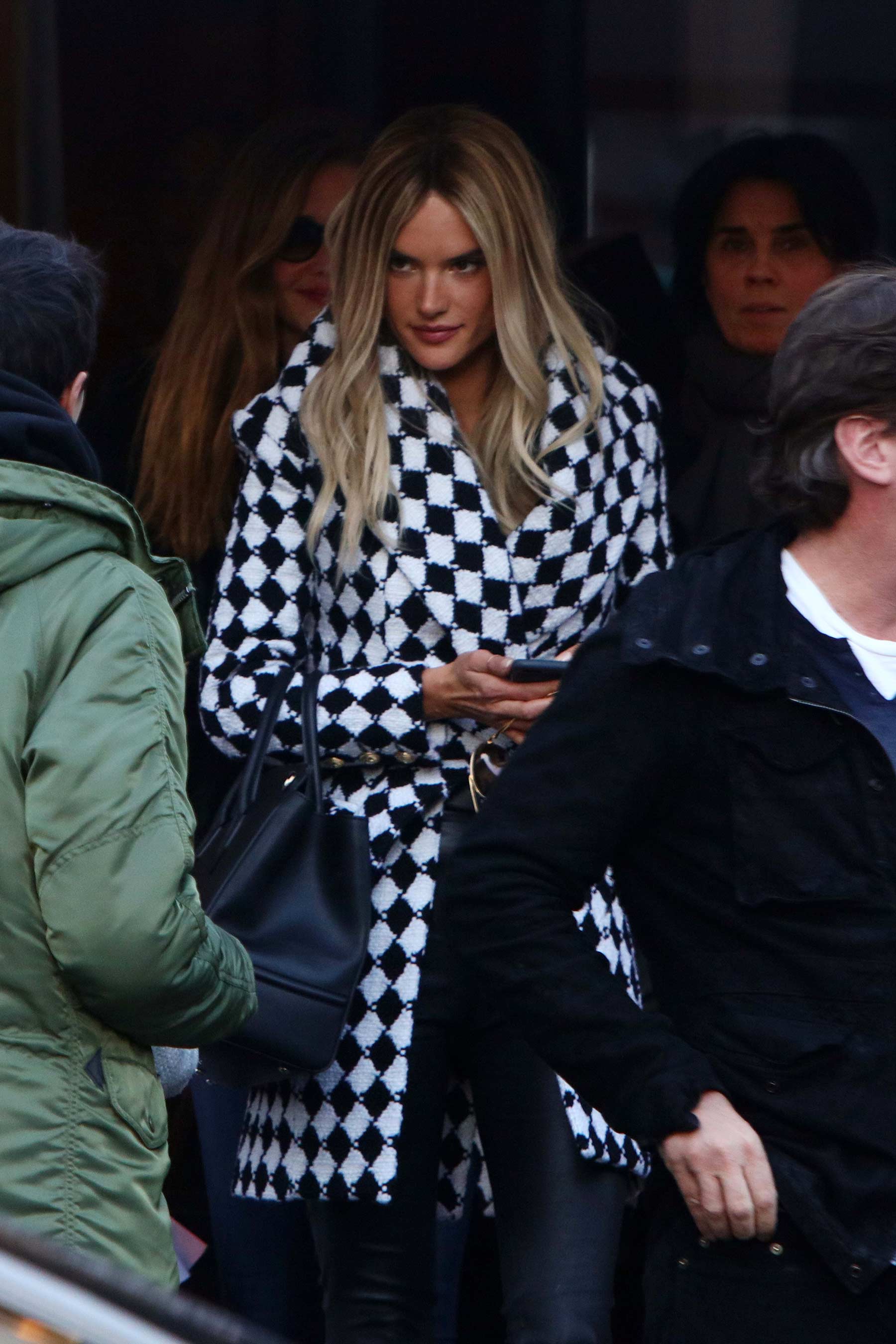 Alessandra Ambrosio attends Paris Fashion Week