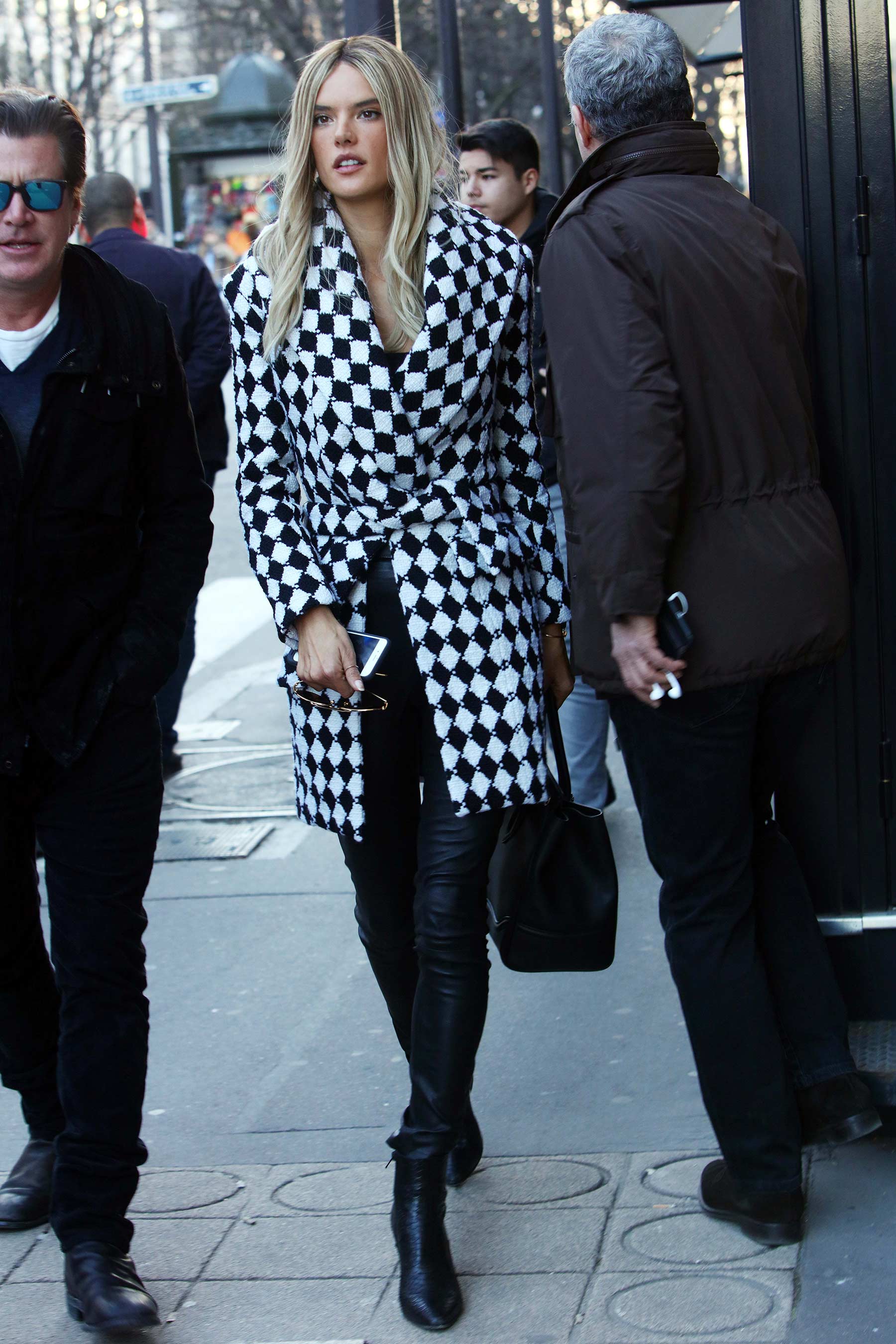 Alessandra Ambrosio attends Paris Fashion Week