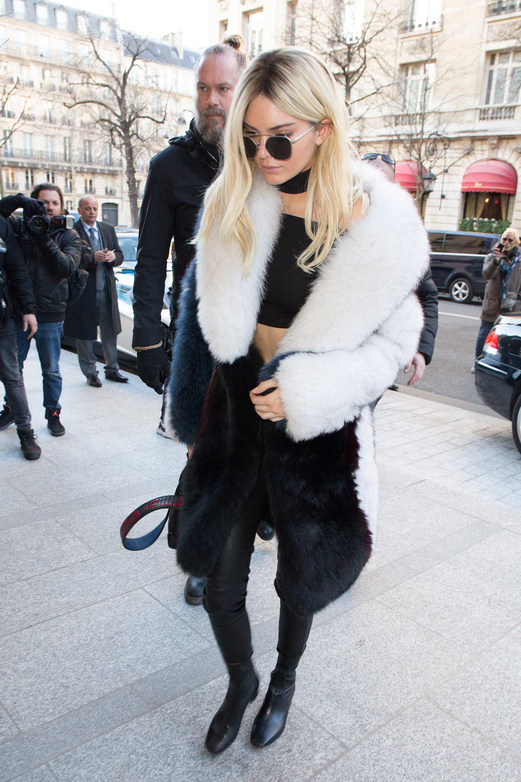 Kendall Jenner out in Paris