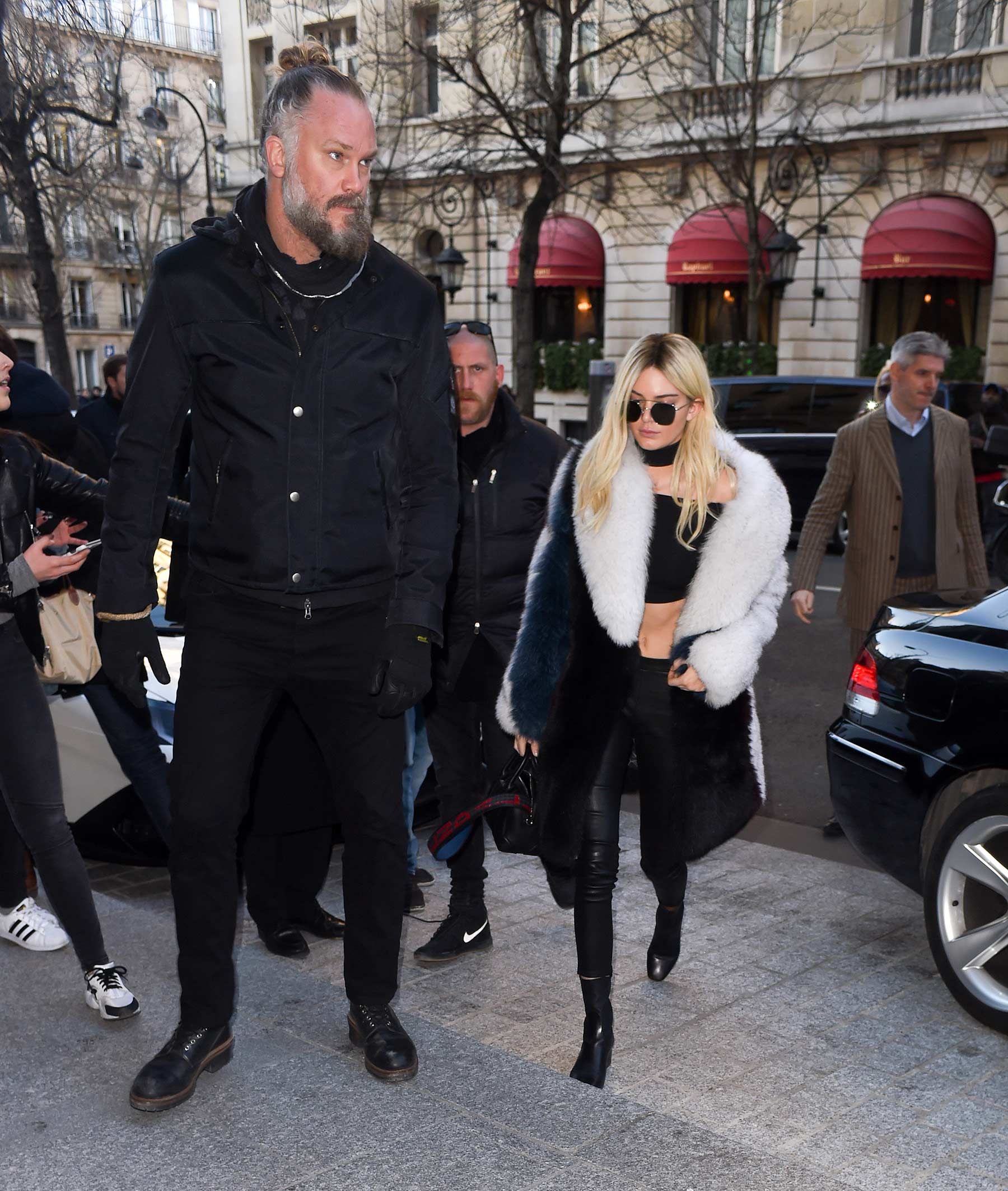 Kendall Jenner out in Paris