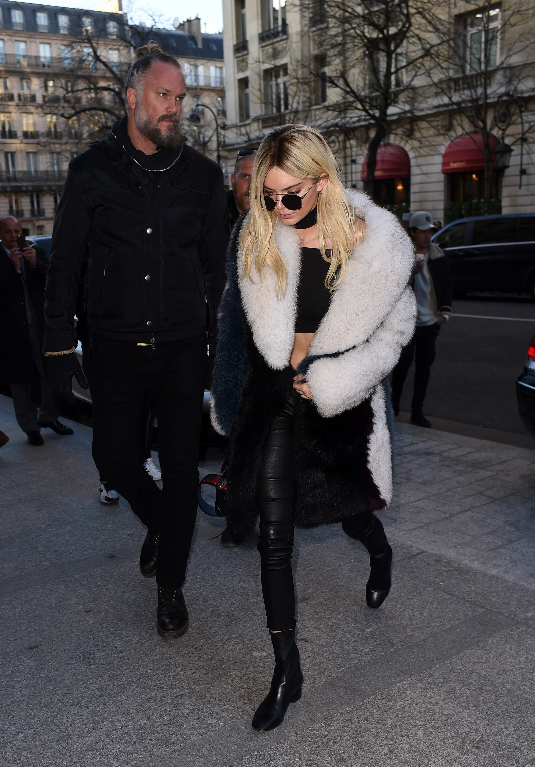 Kendall Jenner out in Paris