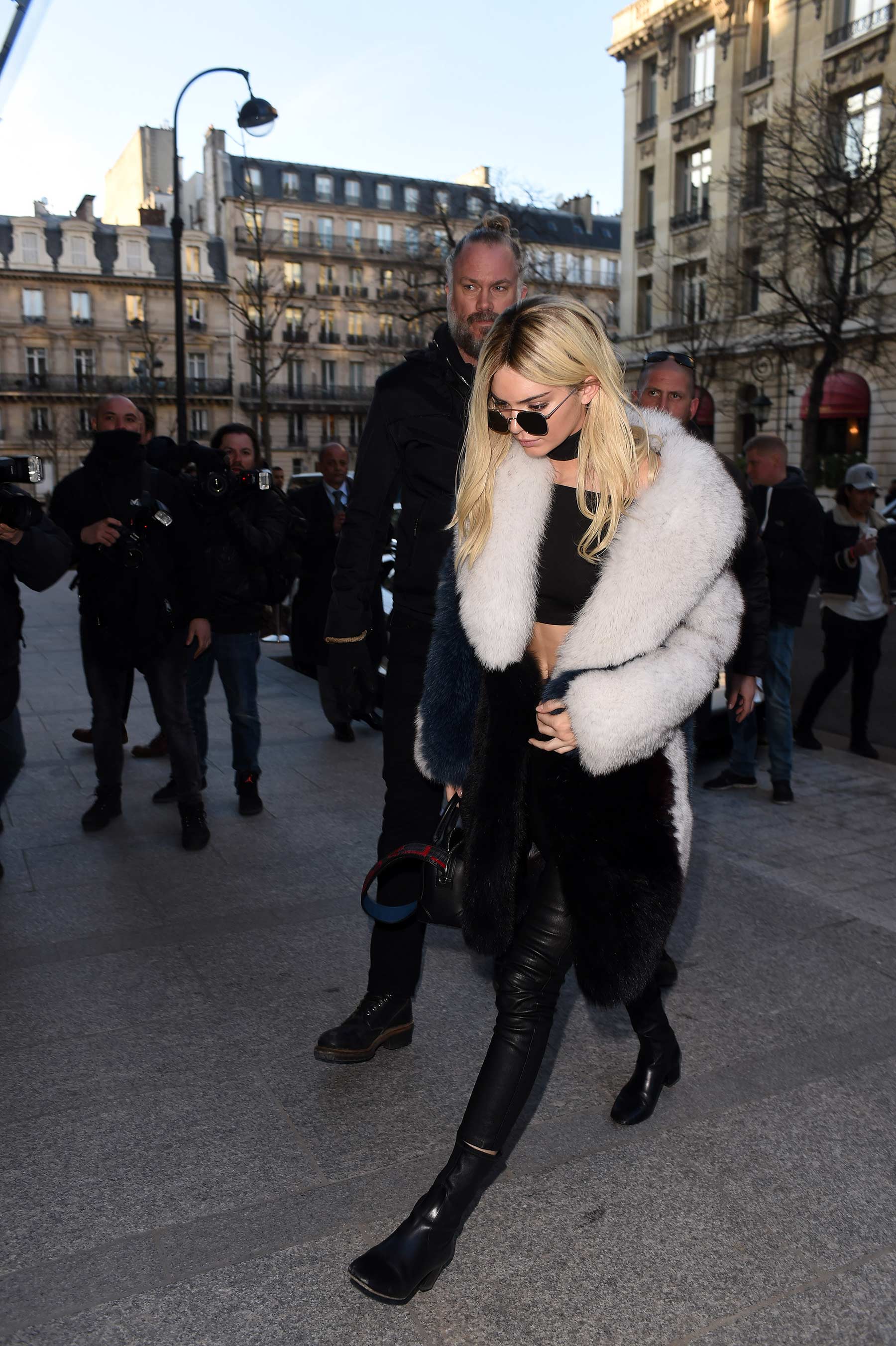 Kendall Jenner out in Paris