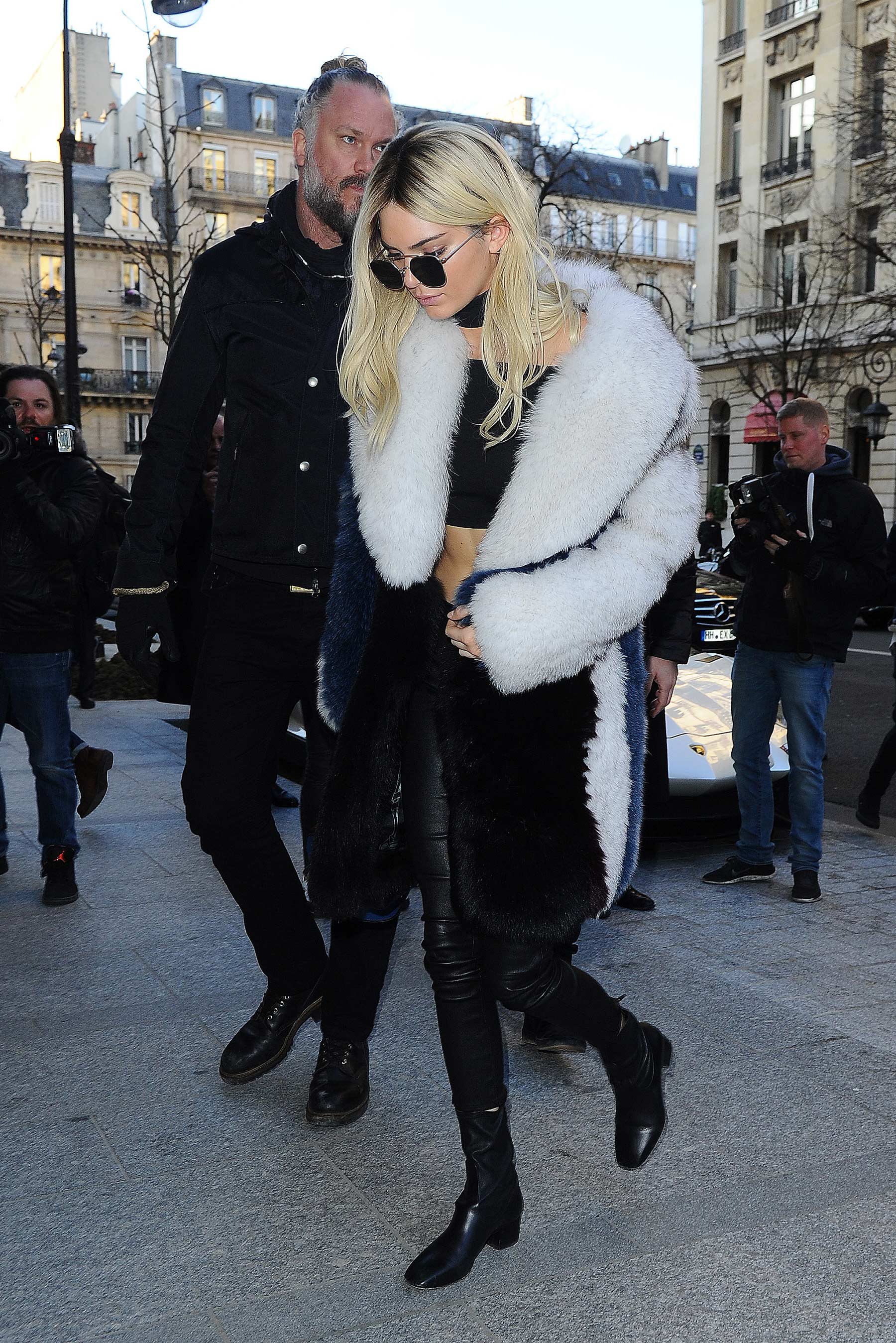 Kendall Jenner out in Paris