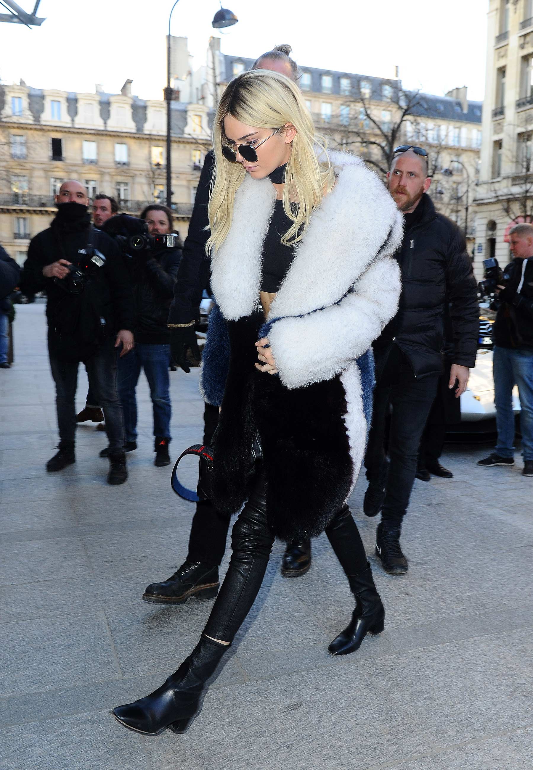 Kendall Jenner out in Paris