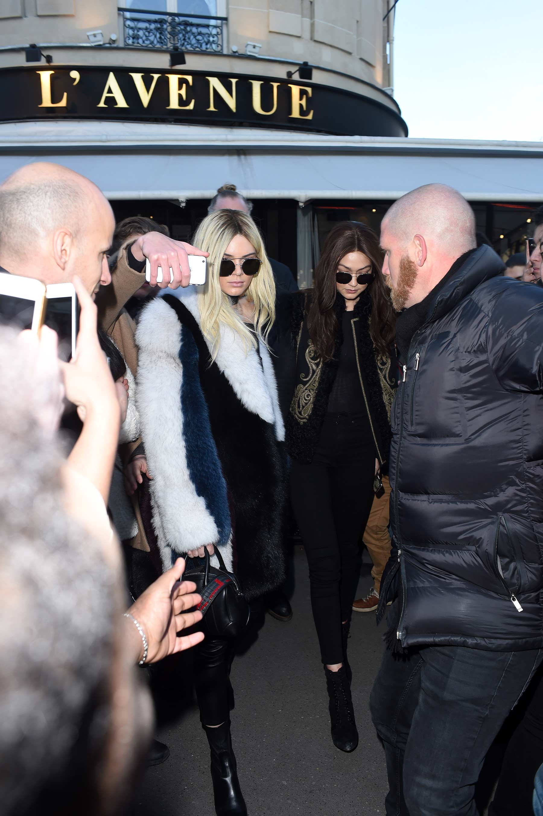 Kendall Jenner out in Paris