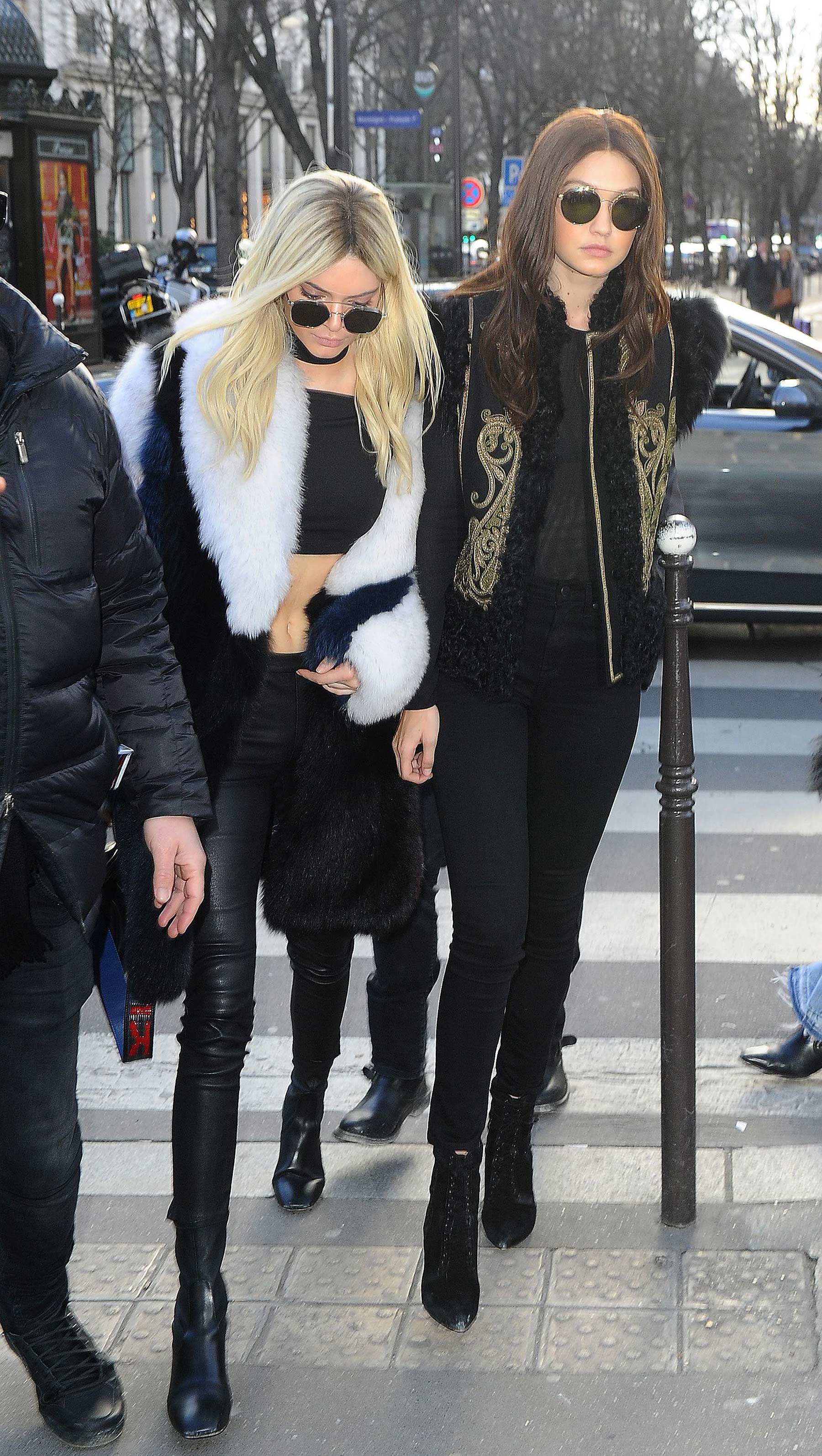 Kendall Jenner out in Paris