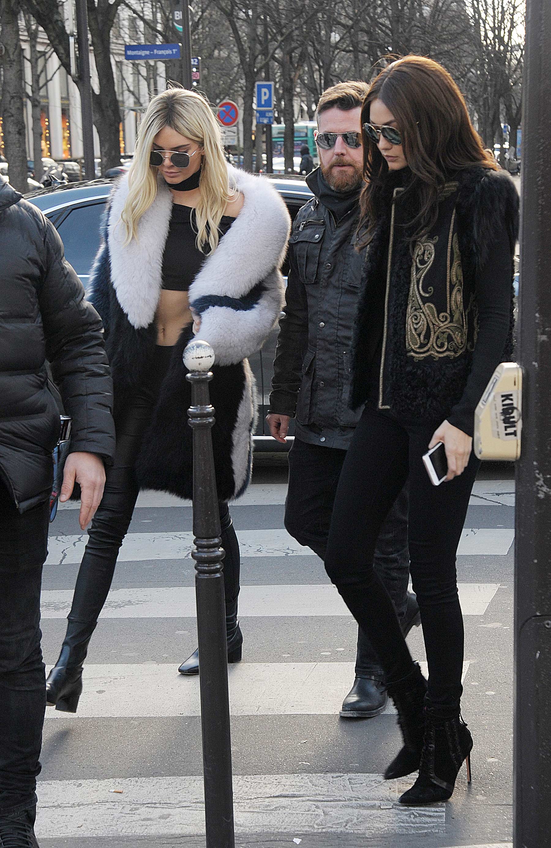 Kendall Jenner out in Paris