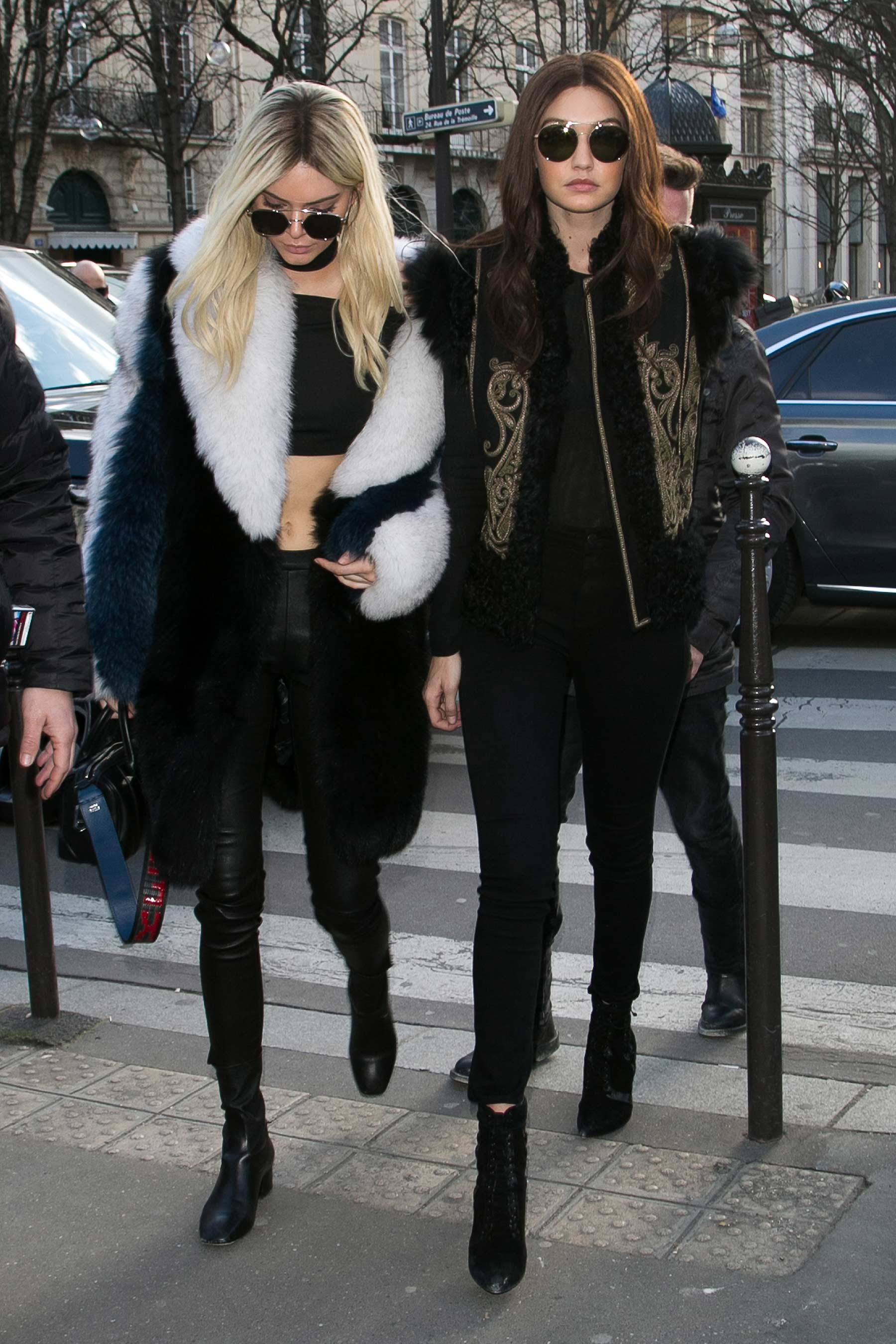 Kendall Jenner out in Paris