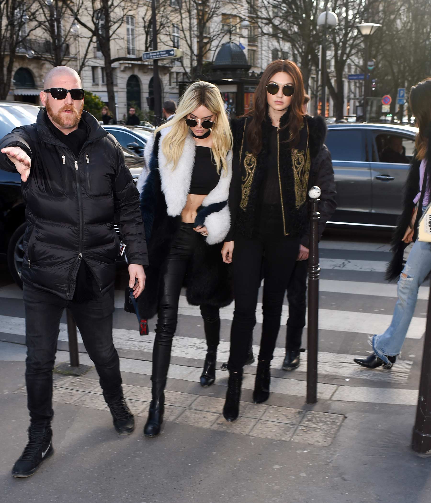 Kendall Jenner out in Paris