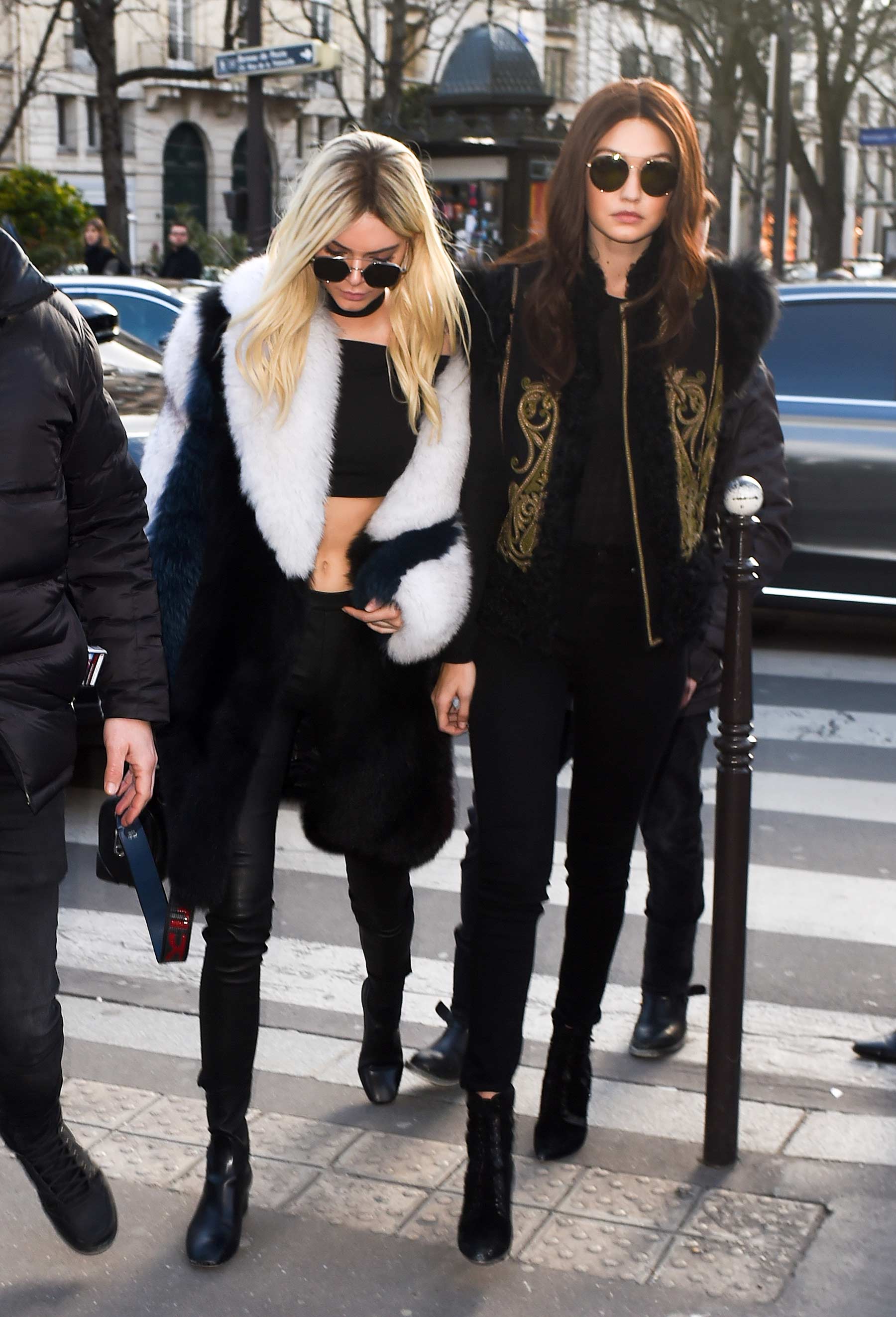 Kendall Jenner out in Paris