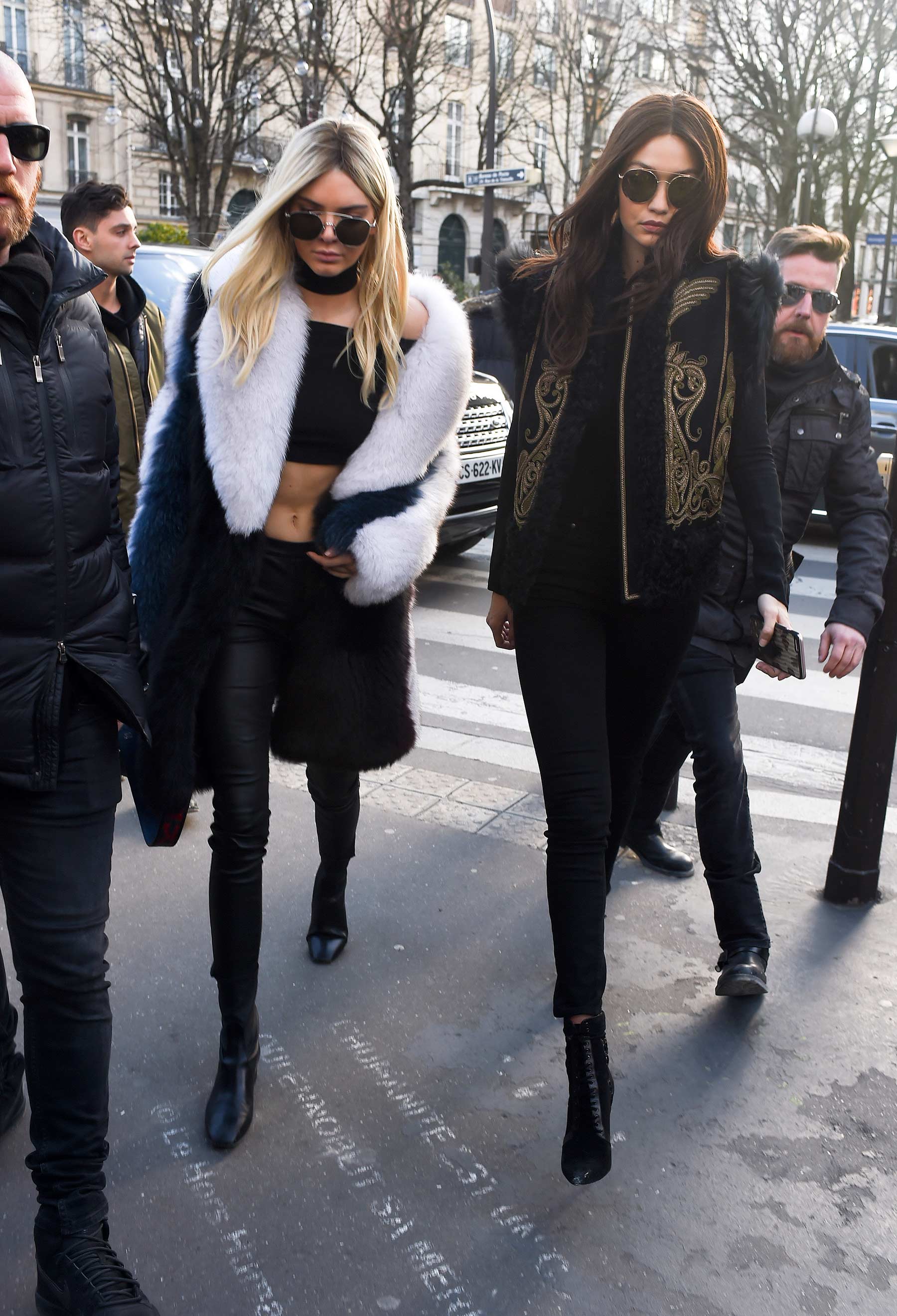 Kendall Jenner out in Paris